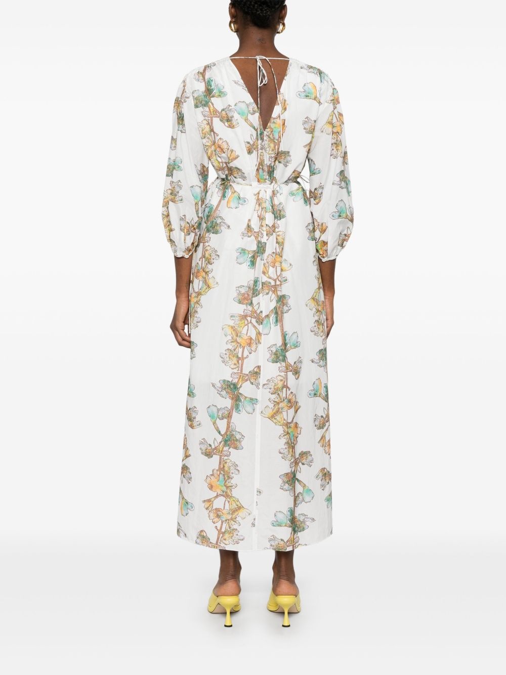 floral-print maxi dress - 4