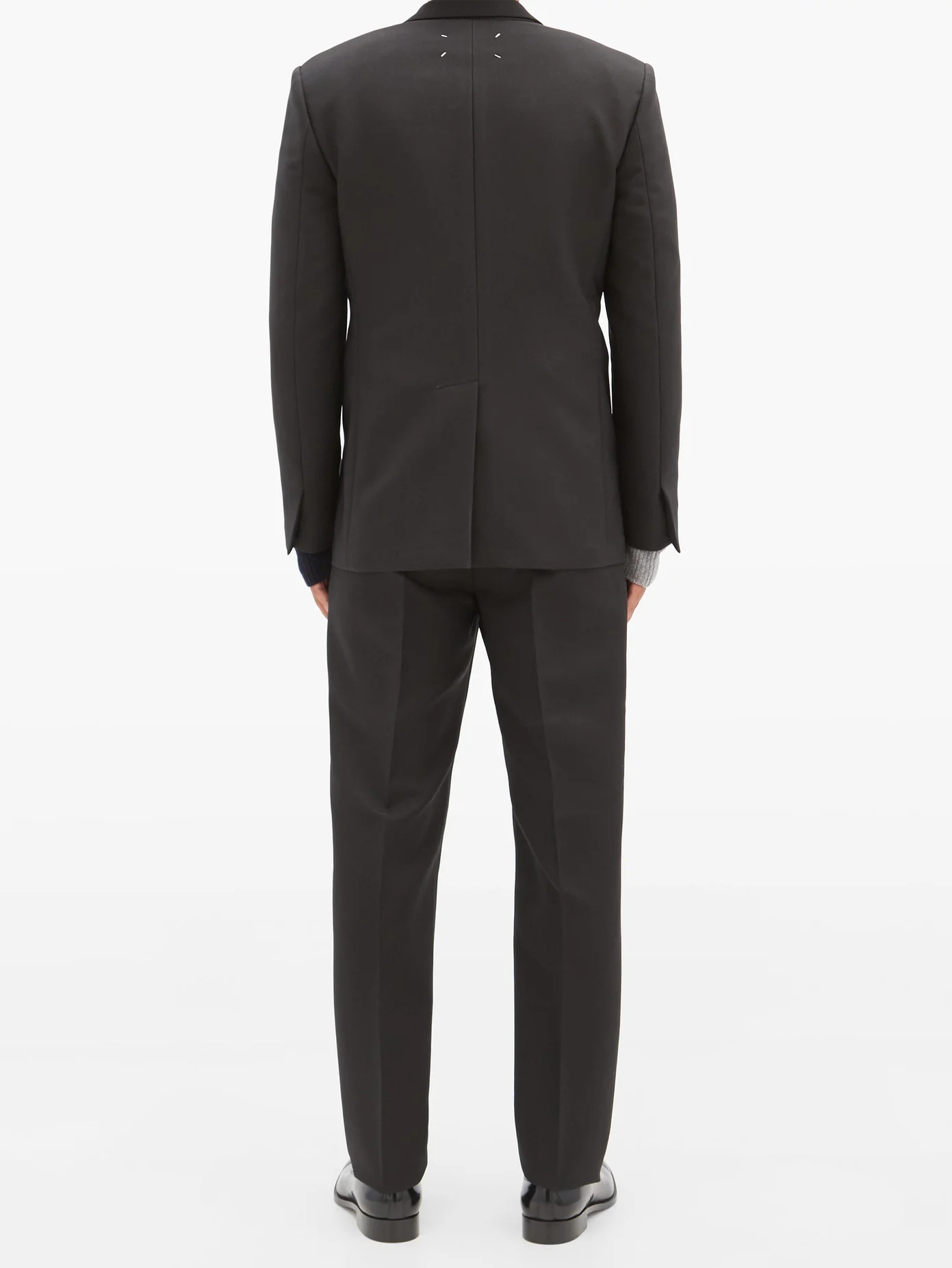 Single-breasted twill suit - 5