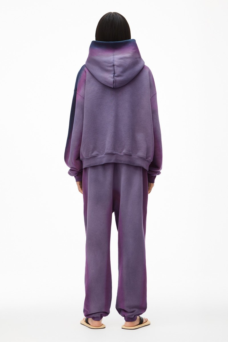 LONG-SLEEVE HOODIE IN GARMENT DYED TERRY 4