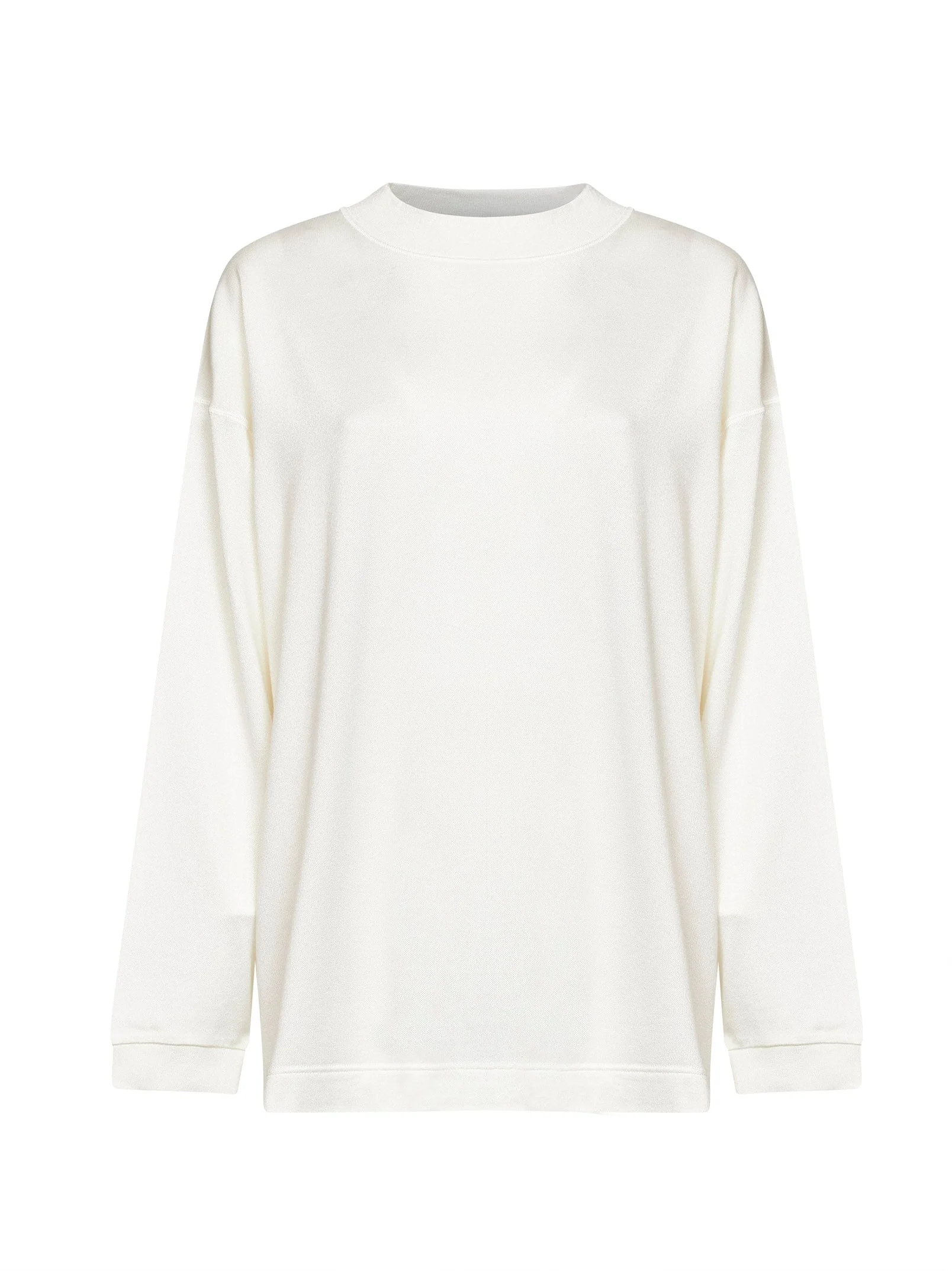 Chalk silk jersey Dylan top - 1