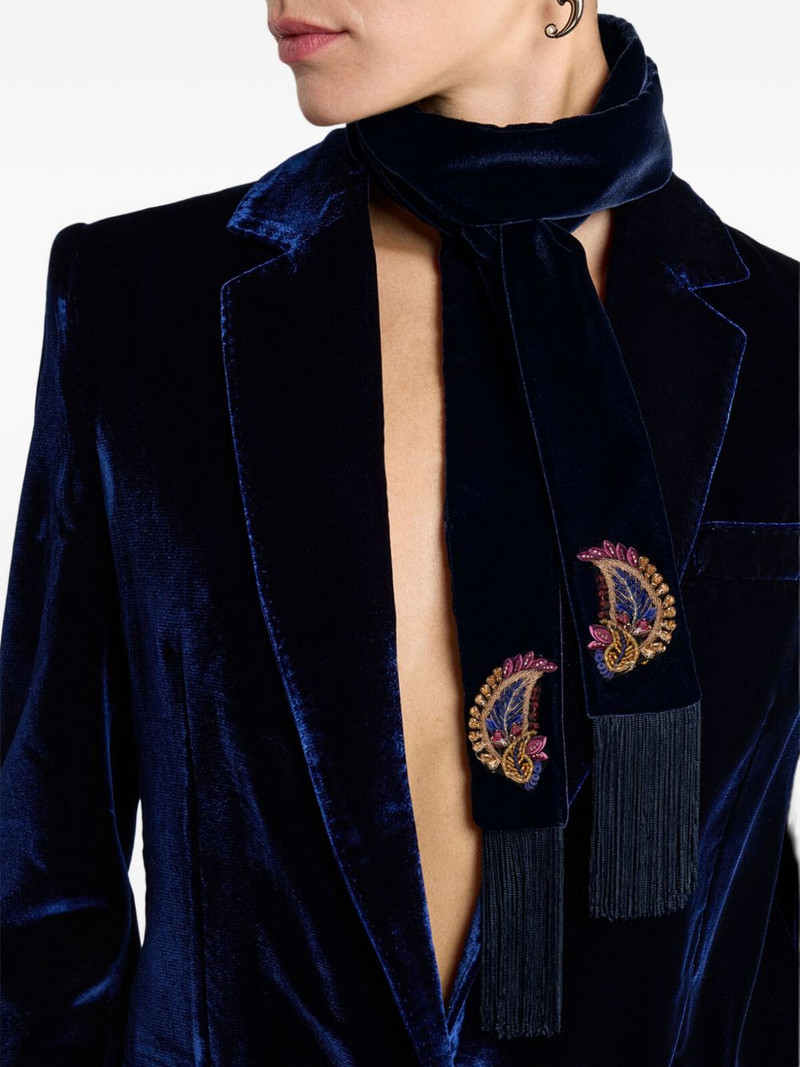 paisley embellishment scarf 3