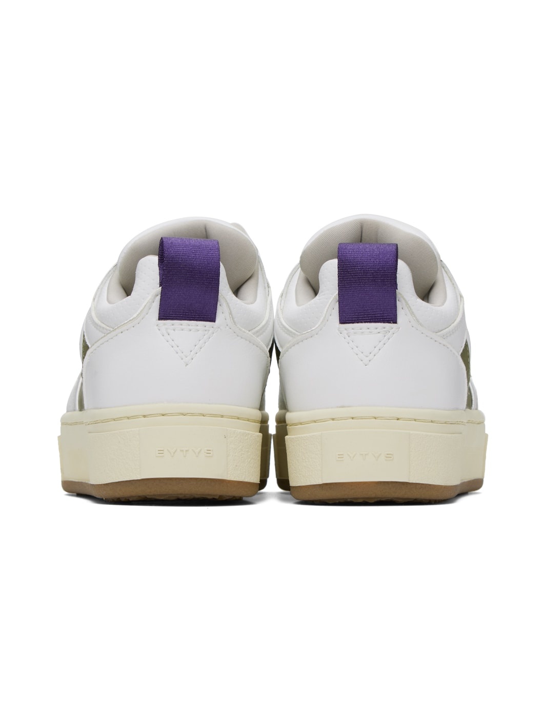 White & Green Sidney Sneakers - 2