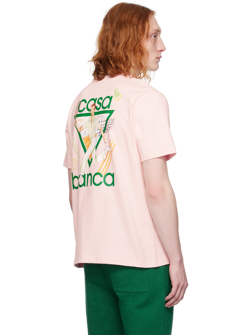 SSENSE Exclusive Pink Tennis Club Icon T-Shirt - 3