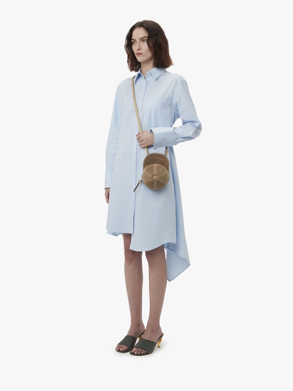 CRYSTAL HEM SHIRT DRESS - 4