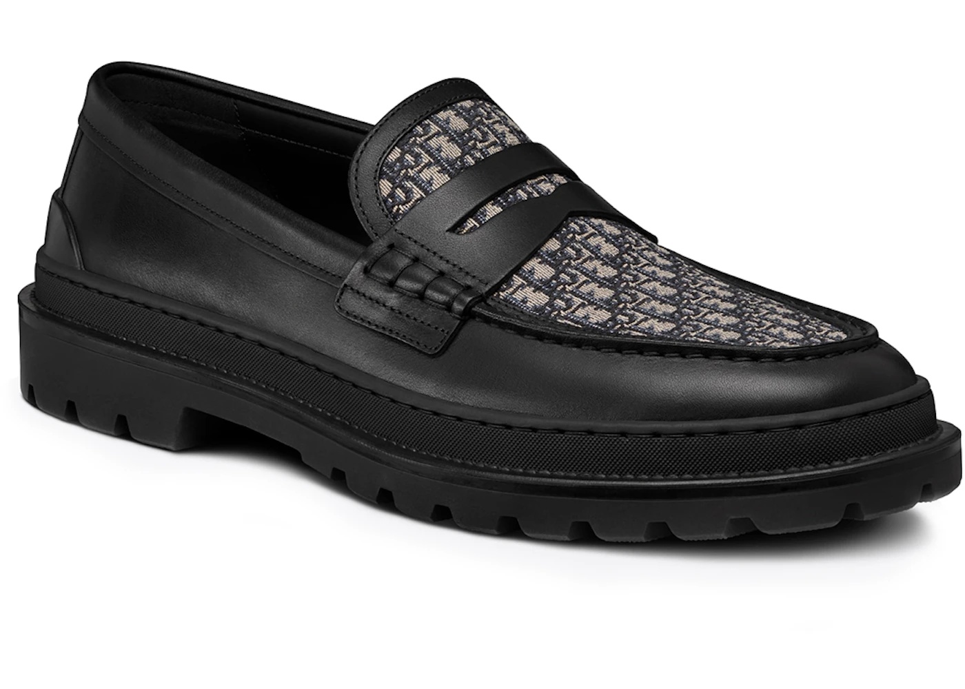 Dior Explorer Loafer Black Beige Black Dior Oblique Jacquard - 2