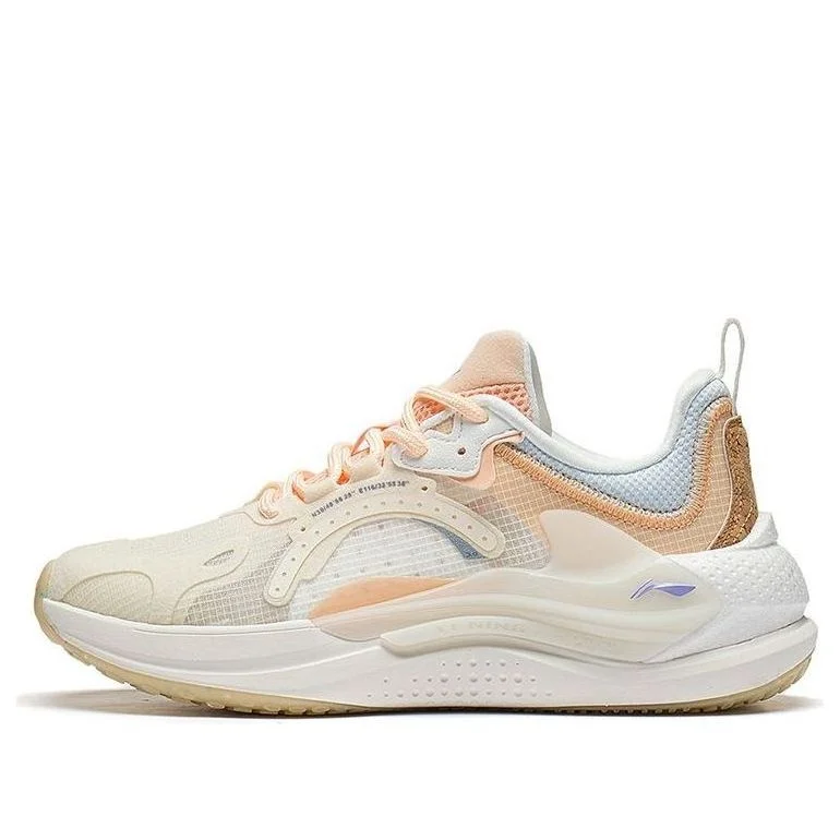 (WMNS) Li-Ning Spark 3 'Cream White Orange' AGLS062-2 - 1
