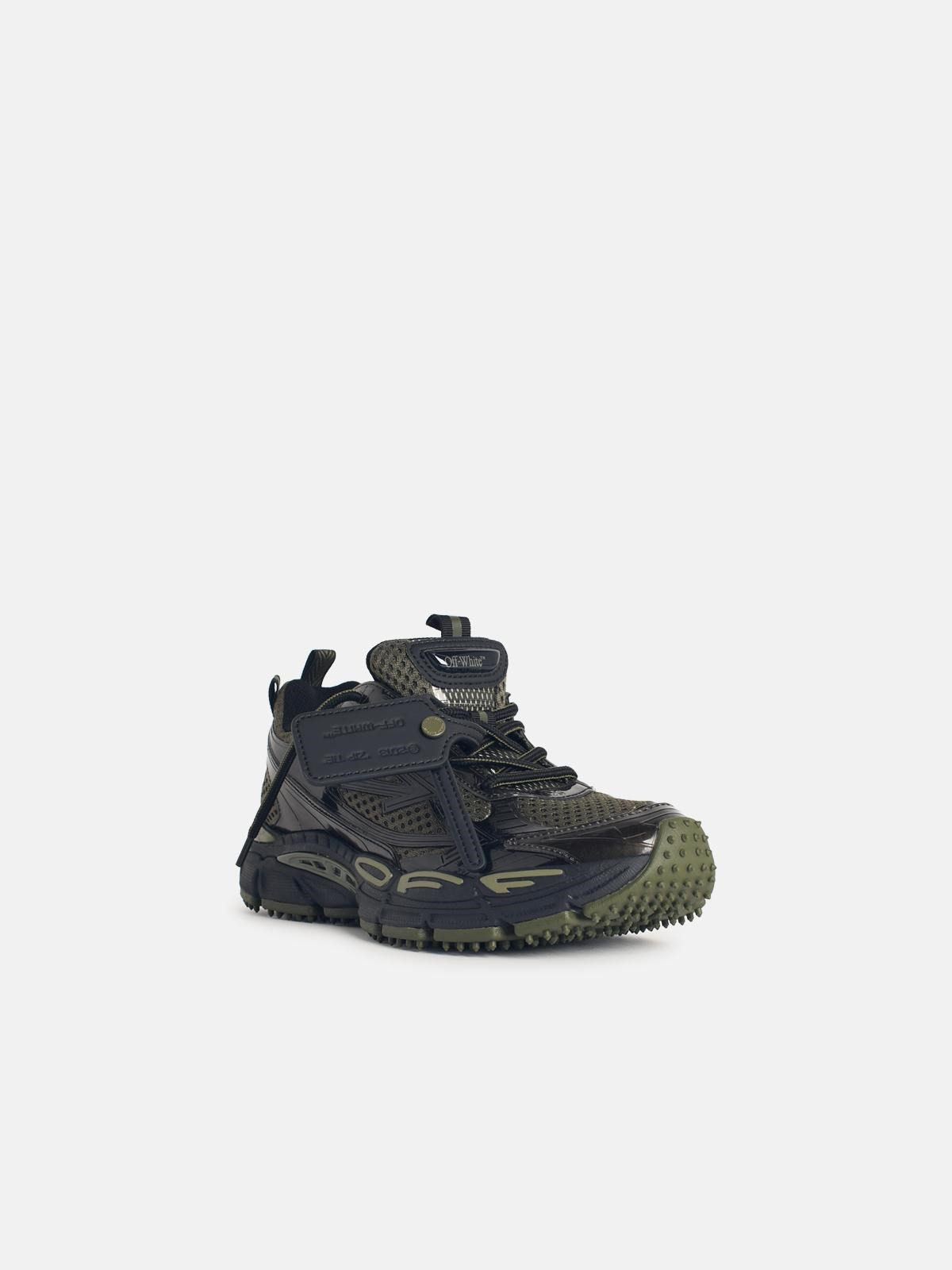 'BE RIGHT BACK' GREEN TECHNICAL FABRIC SNEAKERS - 2