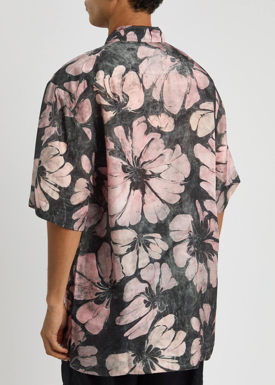 Dries Van Noten Cassidye Floral-print Silk Shirt - 3