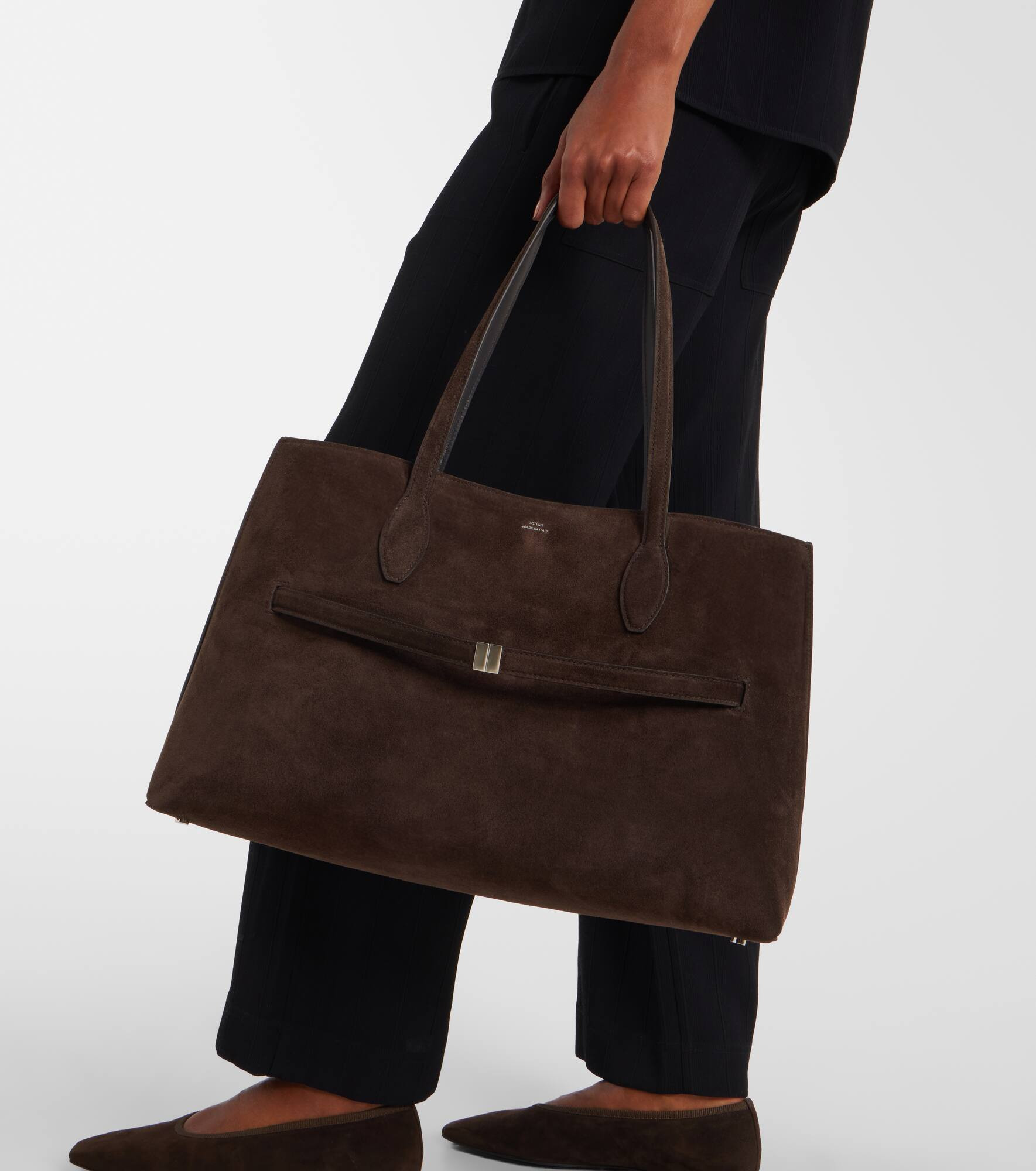 Lounge suede tote bag - 6