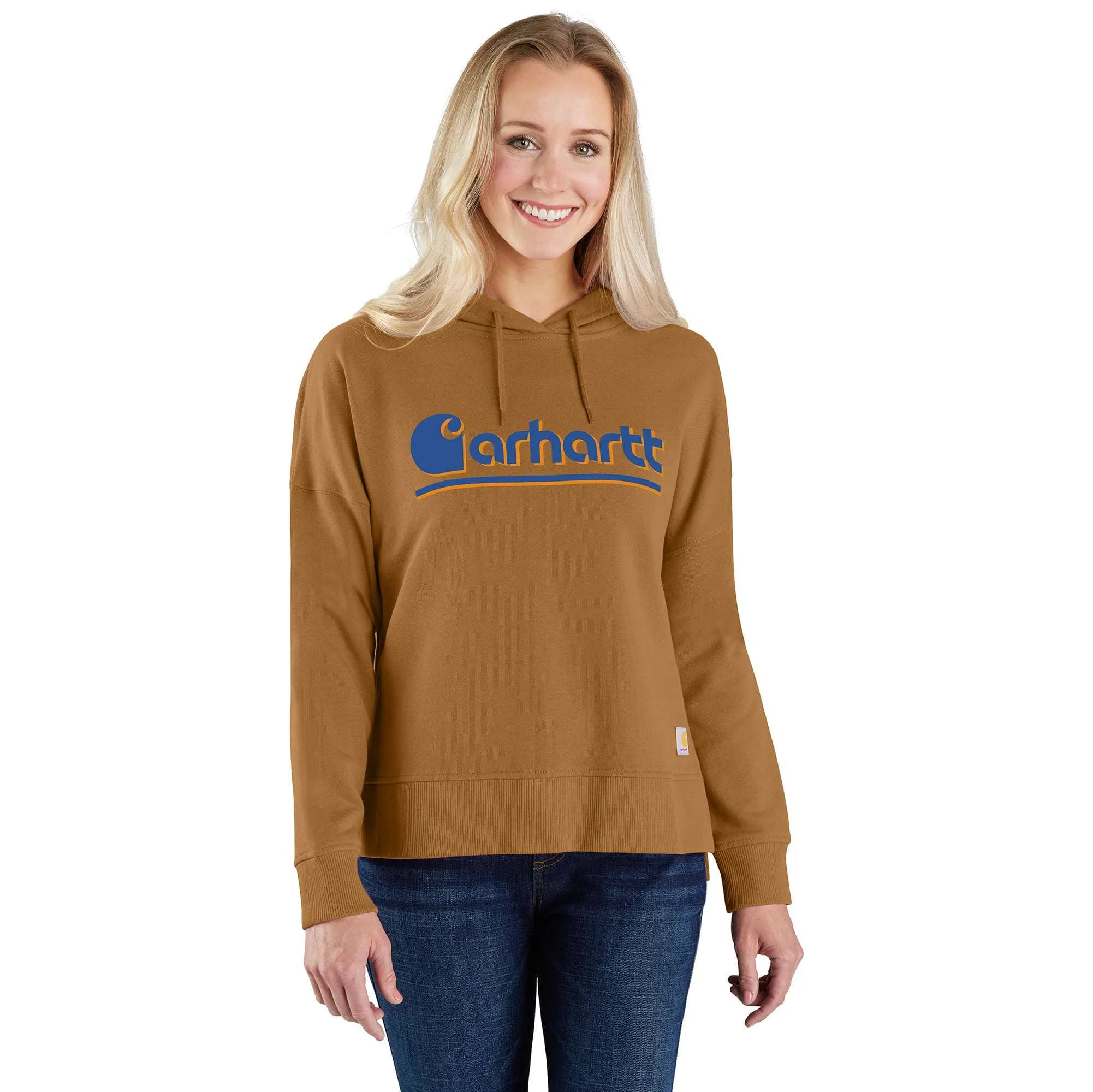 Women's TENCEL™ Fiber Series Loose Fit Graphic Hooded Sweatshirt - 1