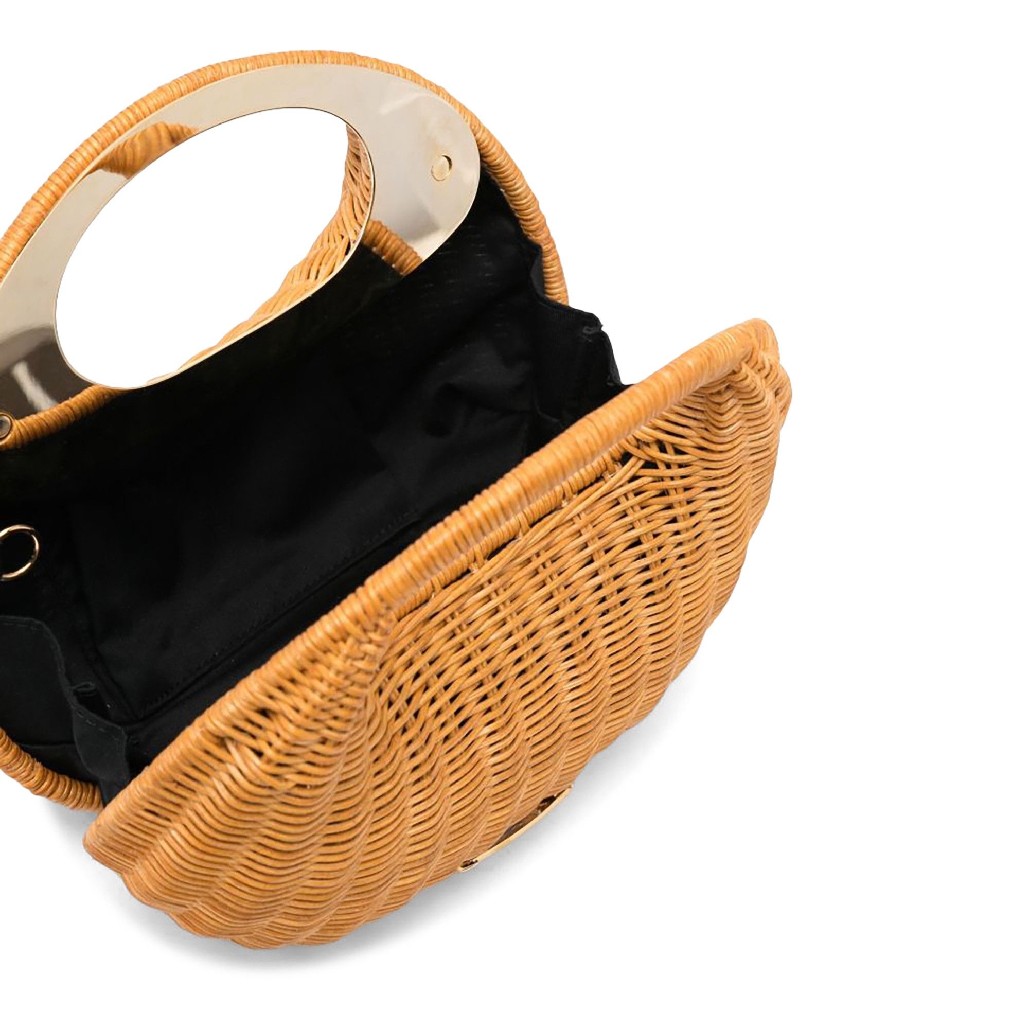 Sacai Rattan Round Bag 'Natural' - 3