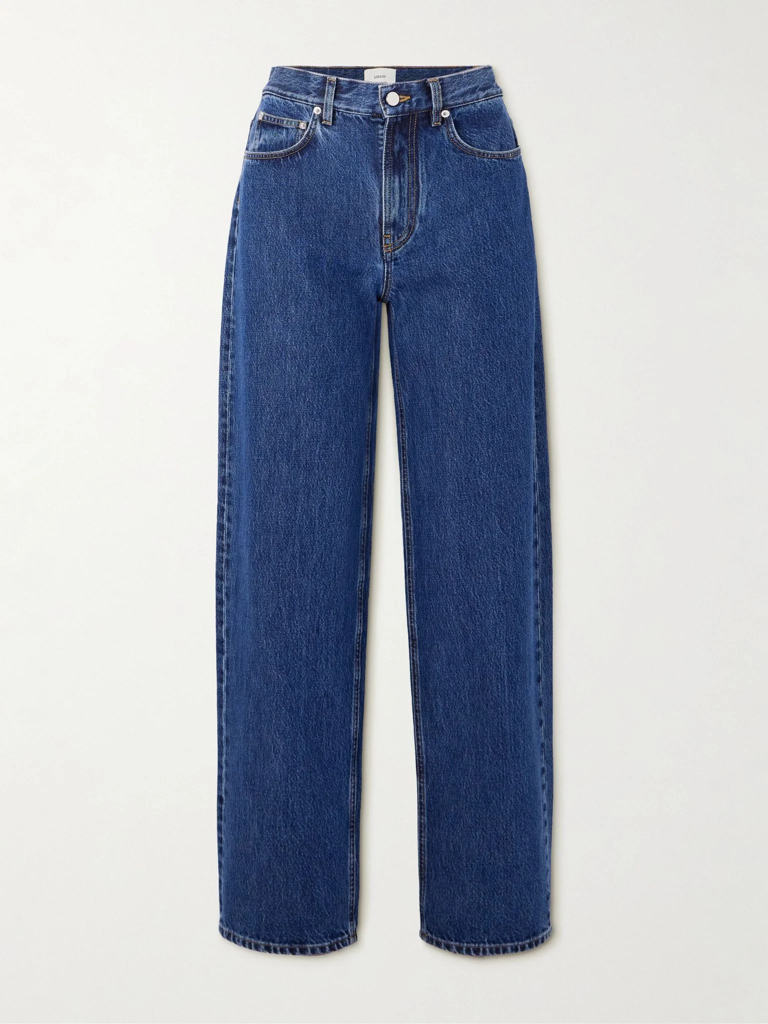 Samur high-rise straight-leg jeans Mid denim - 1