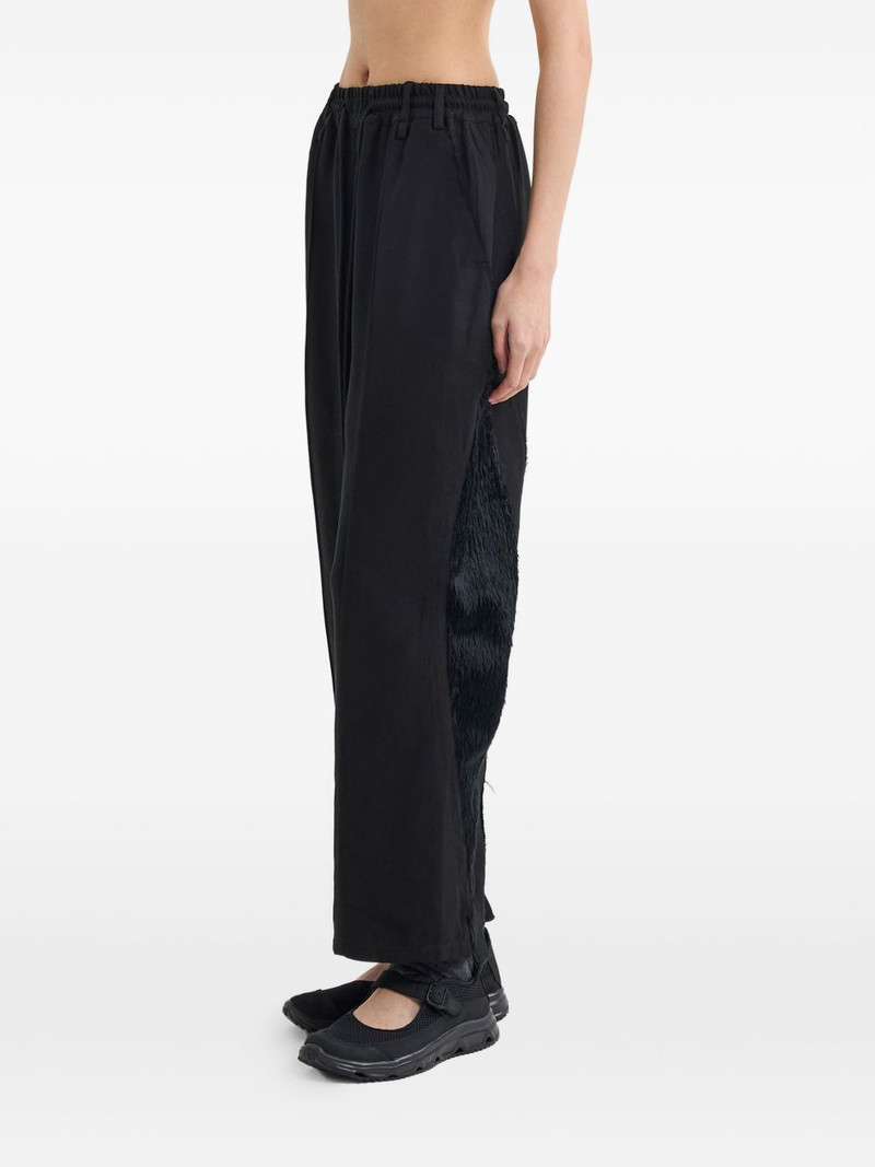drawstring texture-detail trousers 3