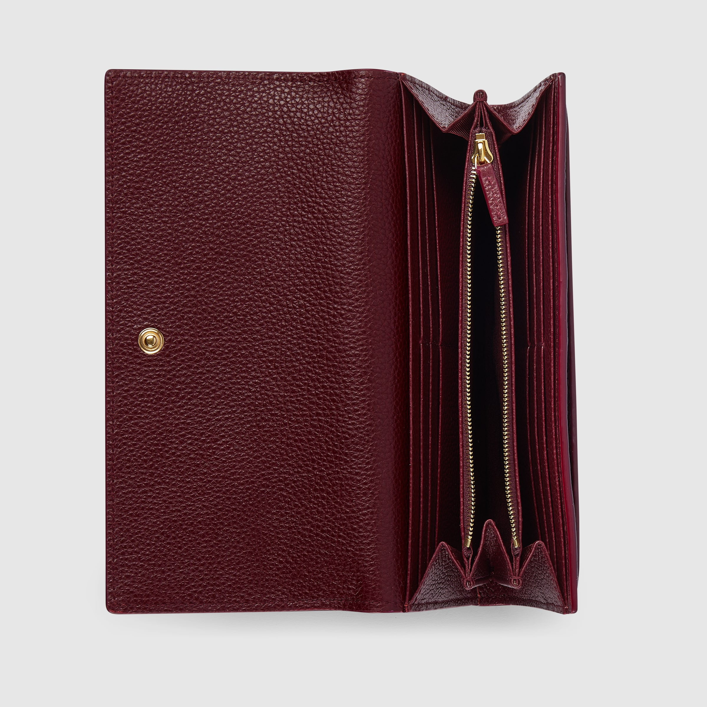 Bi-color GG Marmont continental wallet - 2