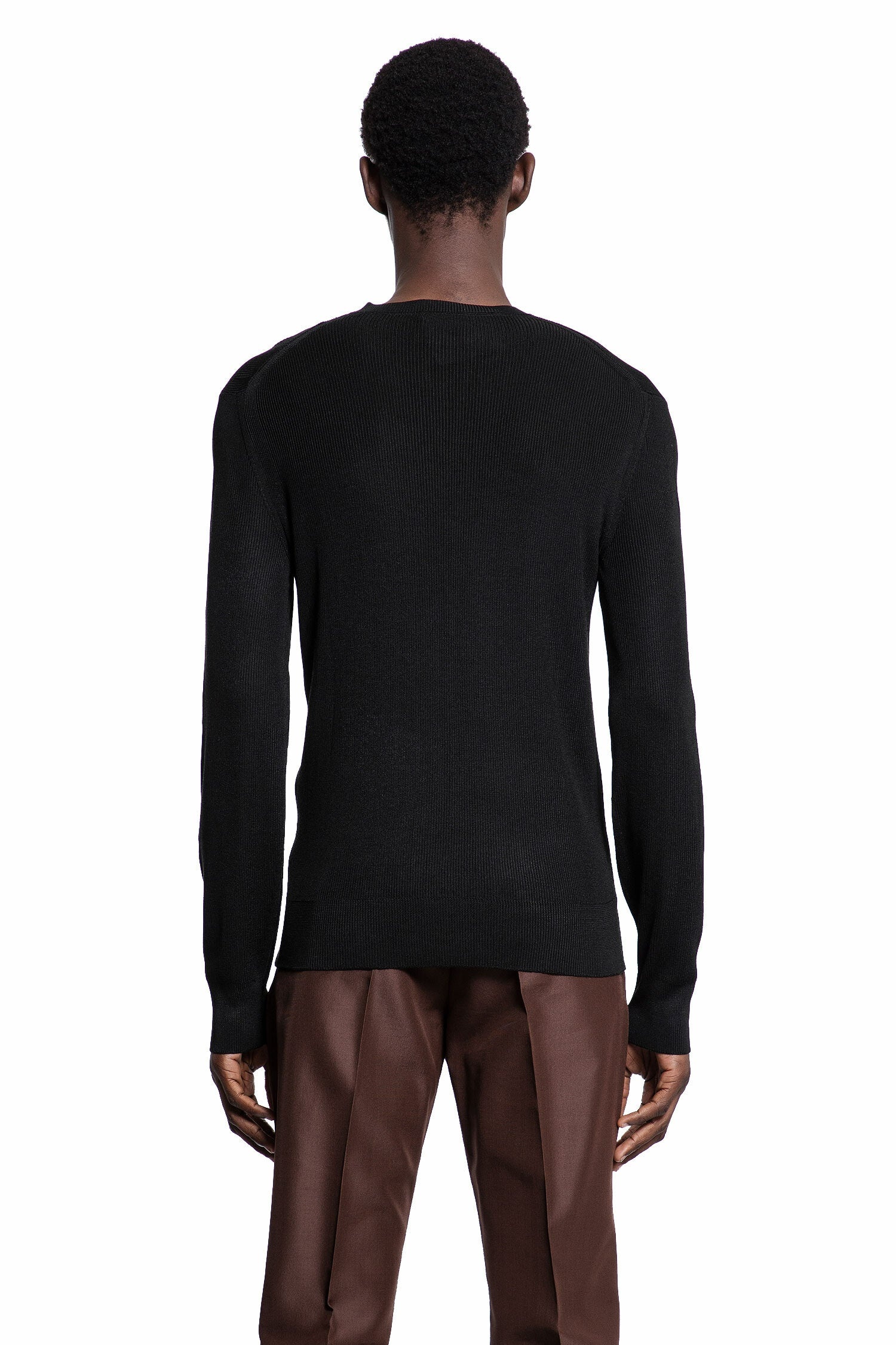 Silk-Blend-Long-Sleeve-Henley-T-Shirt - 3