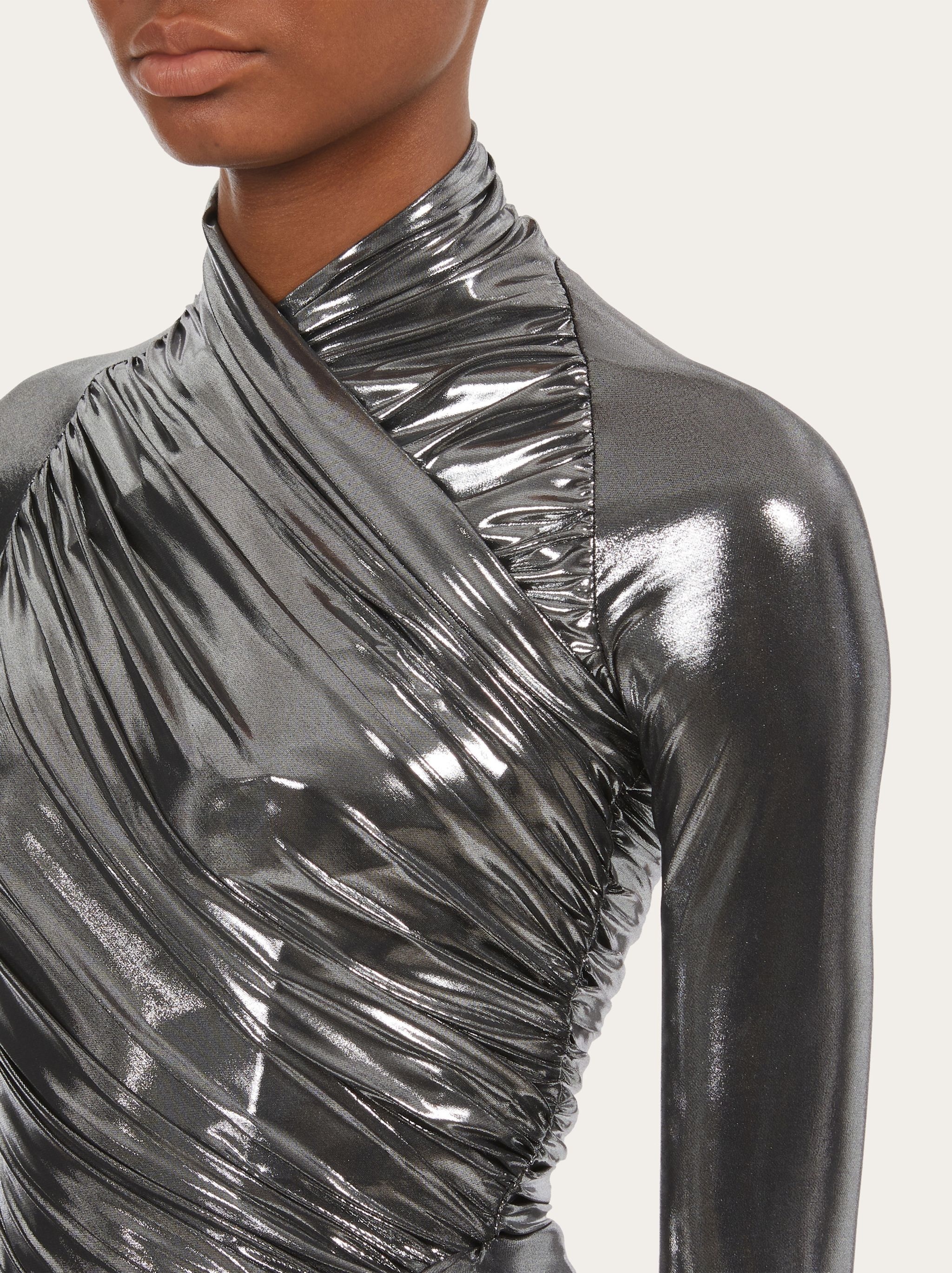 Mini drape dress - 4