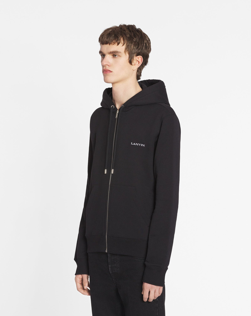 ARCHIVES PRINT ZIPPED HOODIE 3