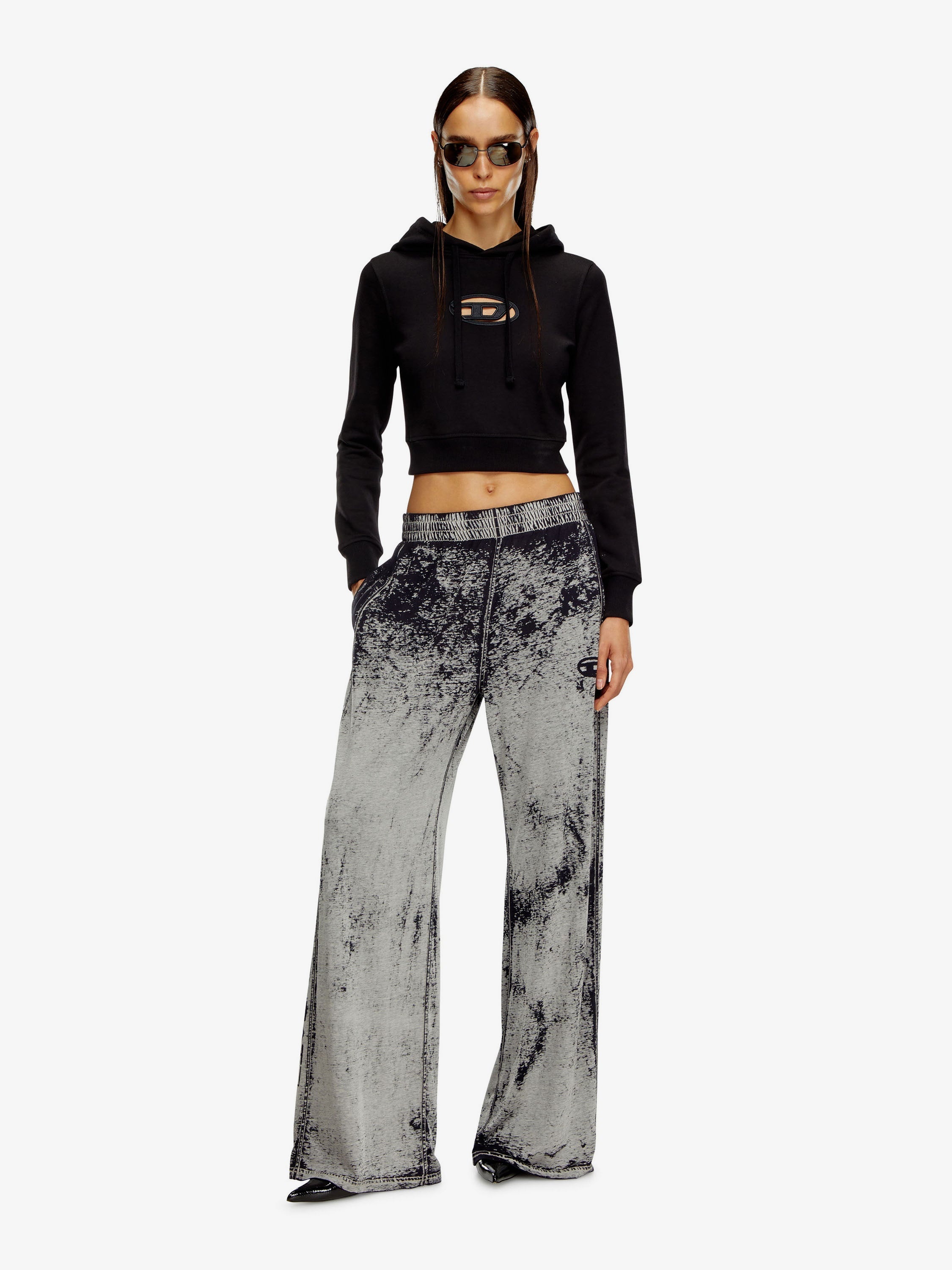 Diesel Women Slimmy Cotton Blend Sweatshirt - 2