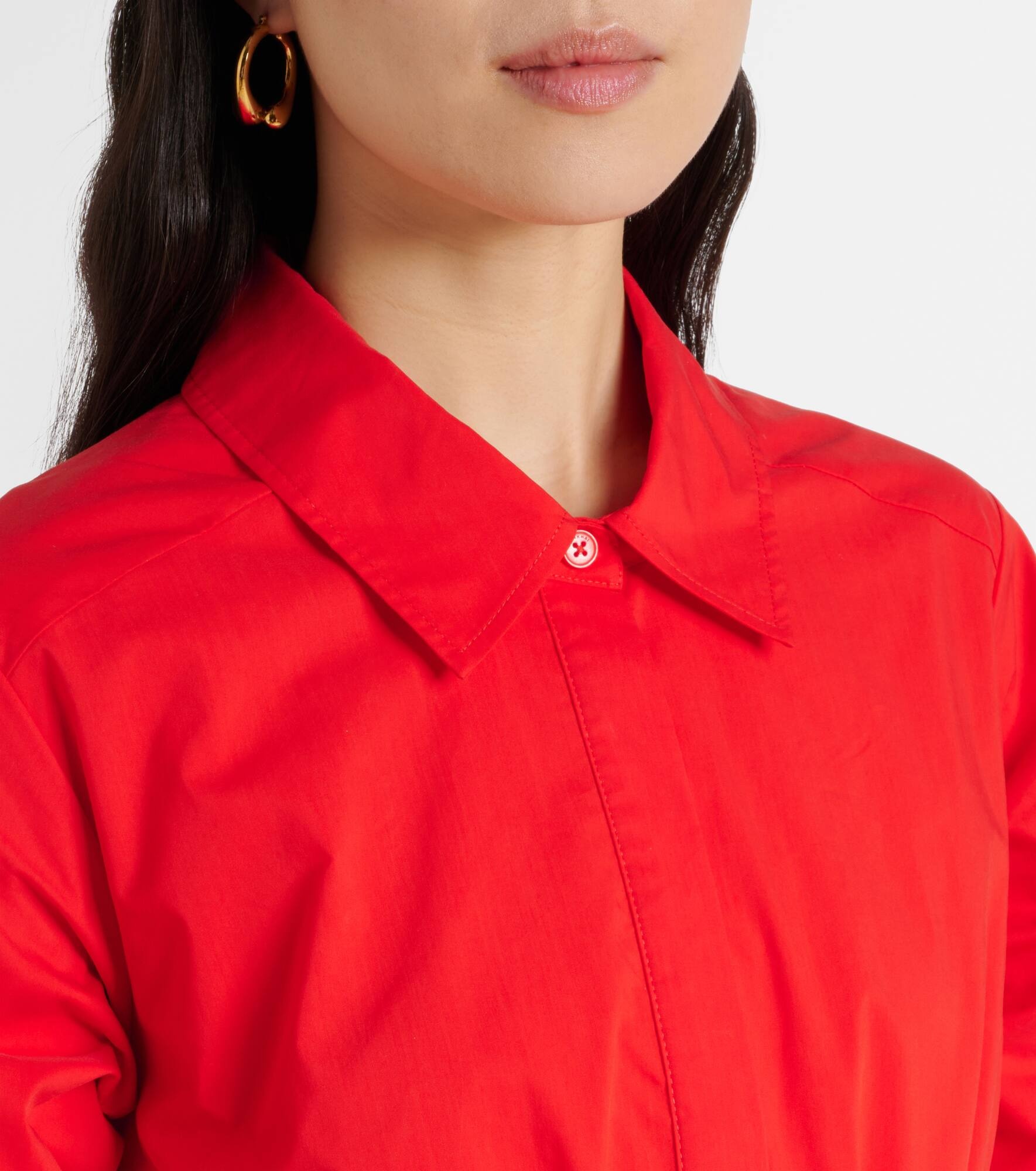 Jazz cotton-blend midi dress - 4