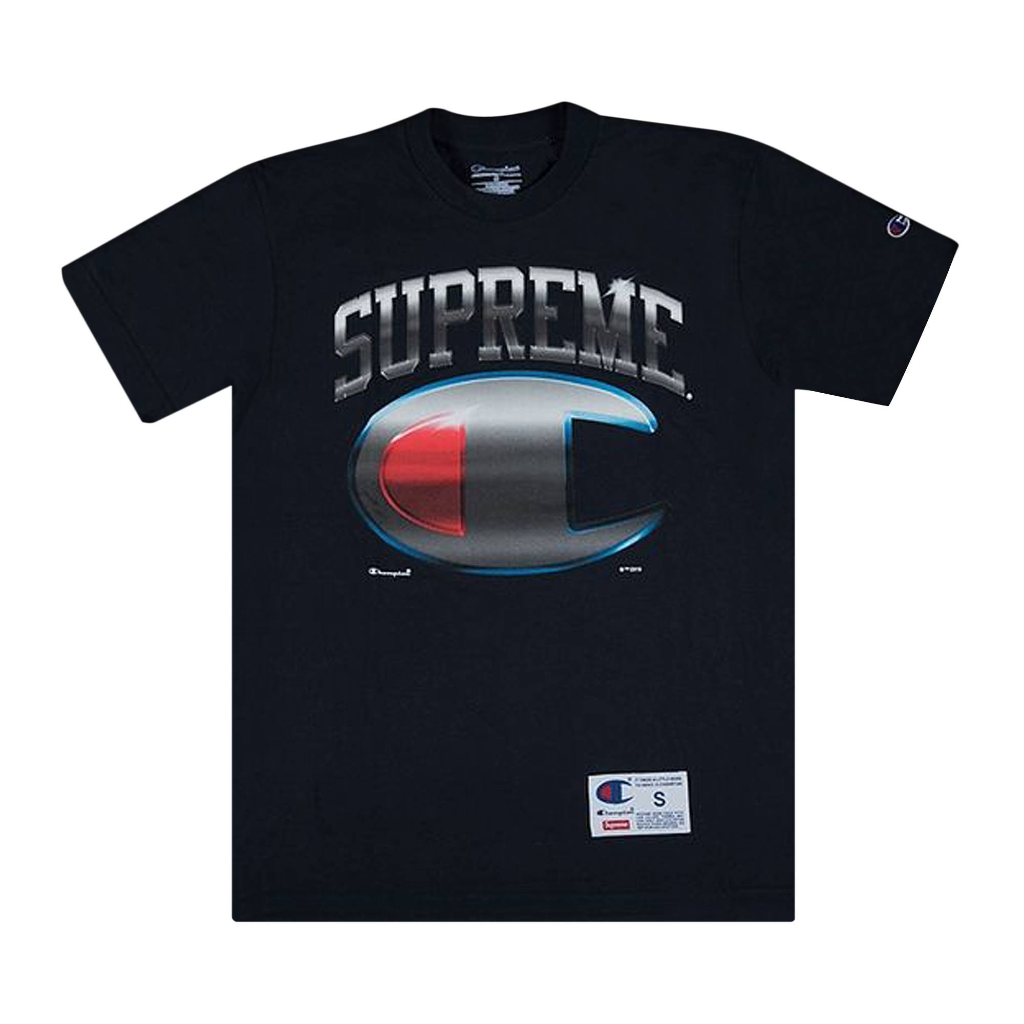 Supreme Champion Chrome Short-Sleeve Top 'Navy' - 1