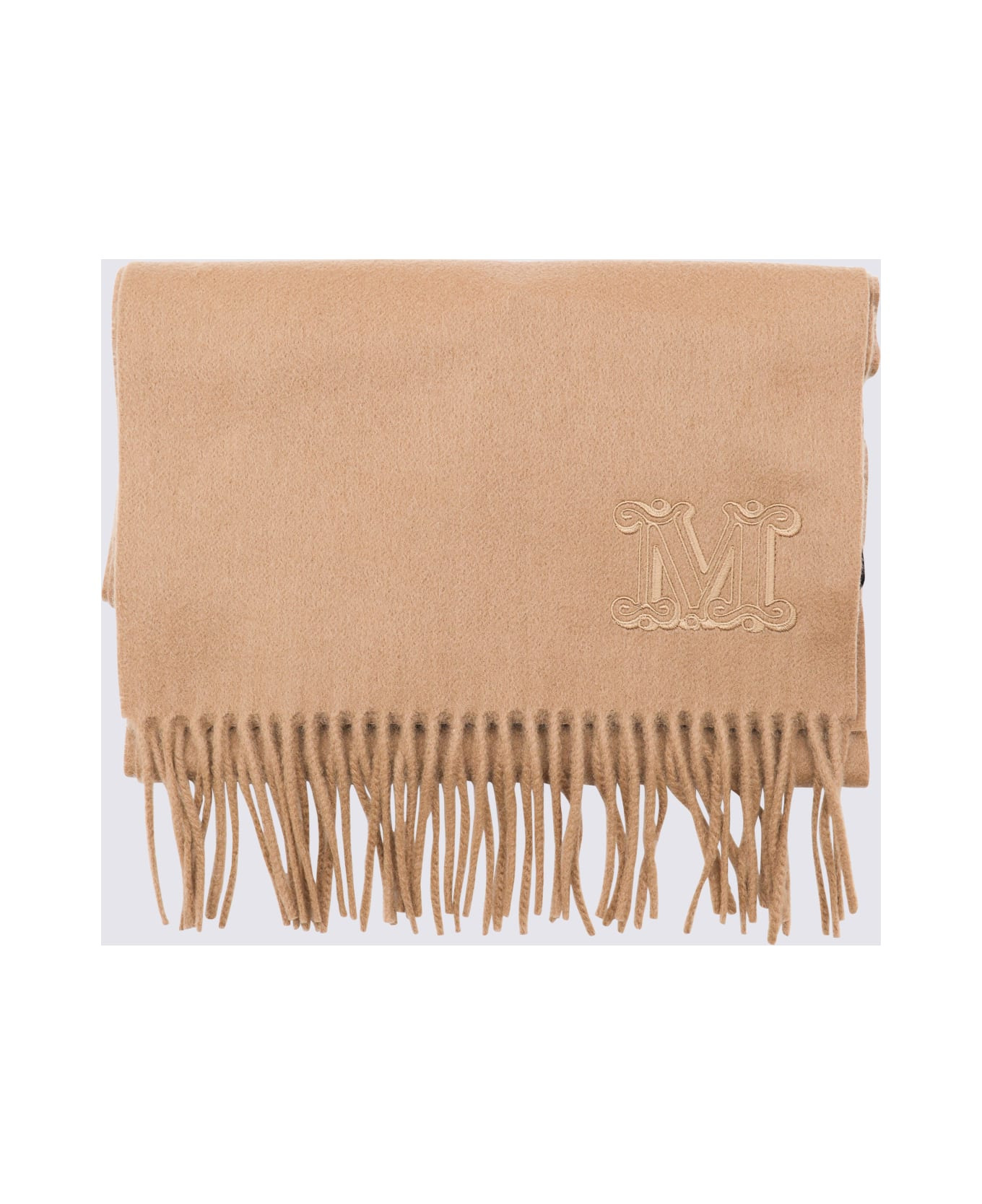 Camel Dalia Cashmere Scarves - 2