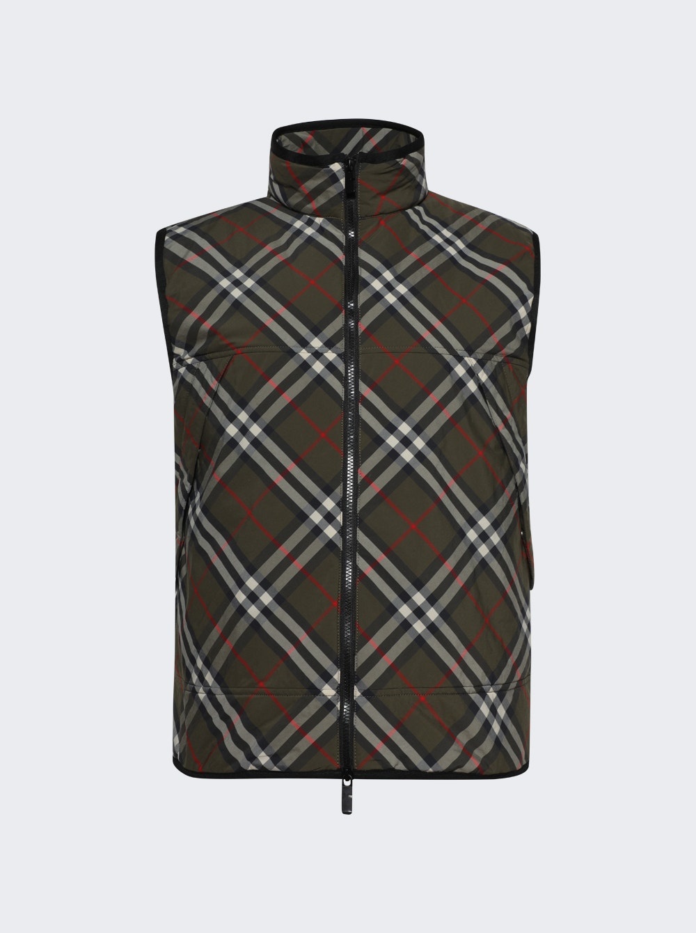 Ip Check Padded Gilet Vest Loch Green - 1