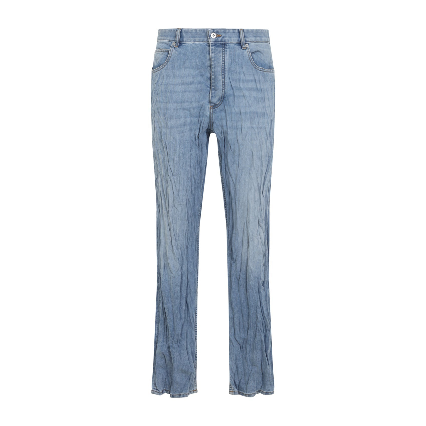 Bottega Veneta Crushed Denim Pants Men - 1