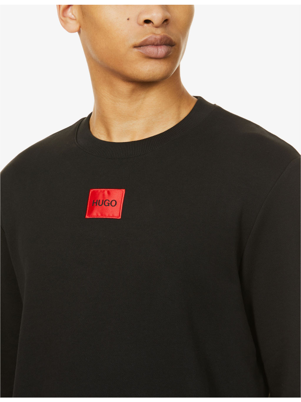 Logo-patch relaxed-fit cotton-jersey sweatshirt - 5