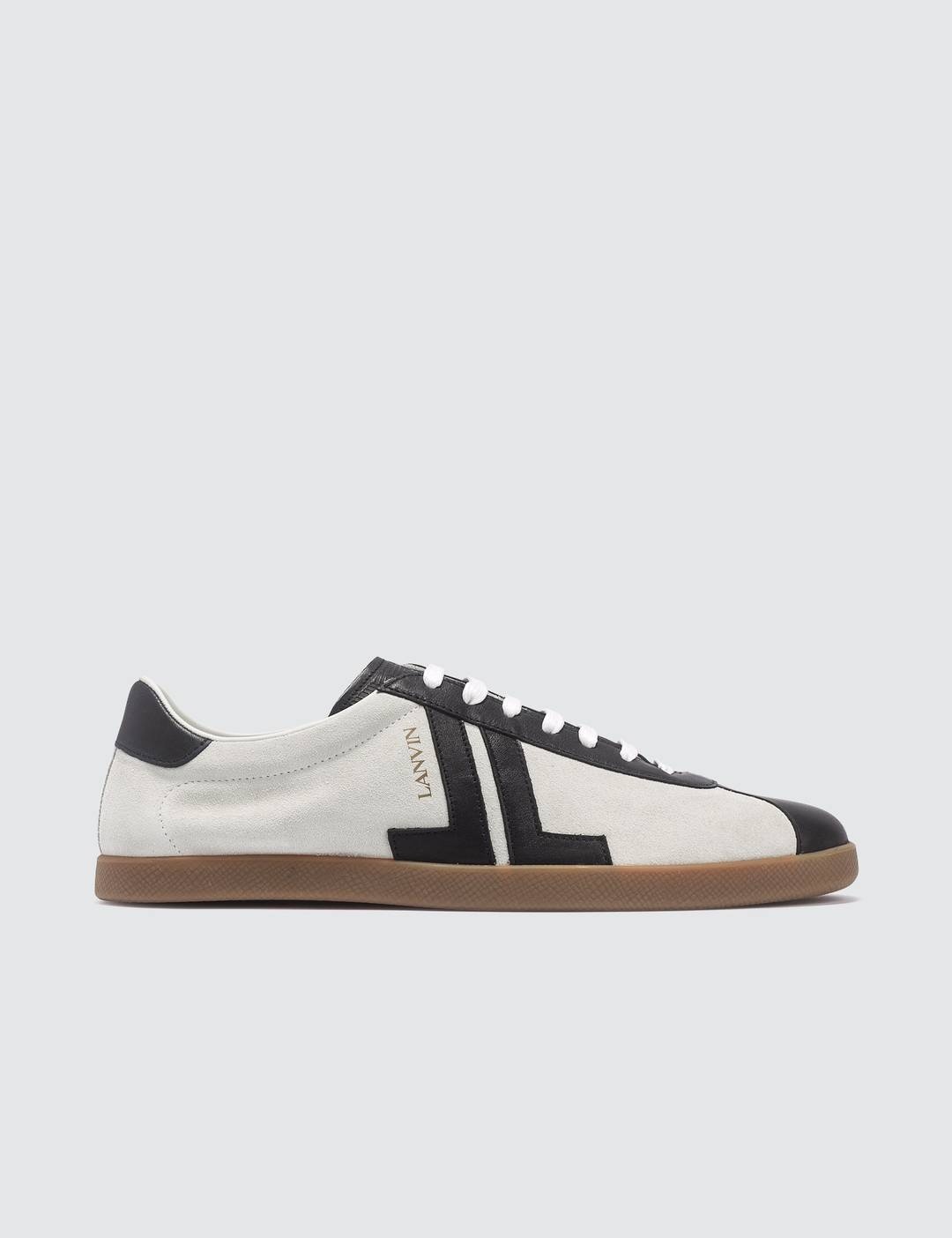 JL Low Top Sneaker In Nappa And Suede - 1