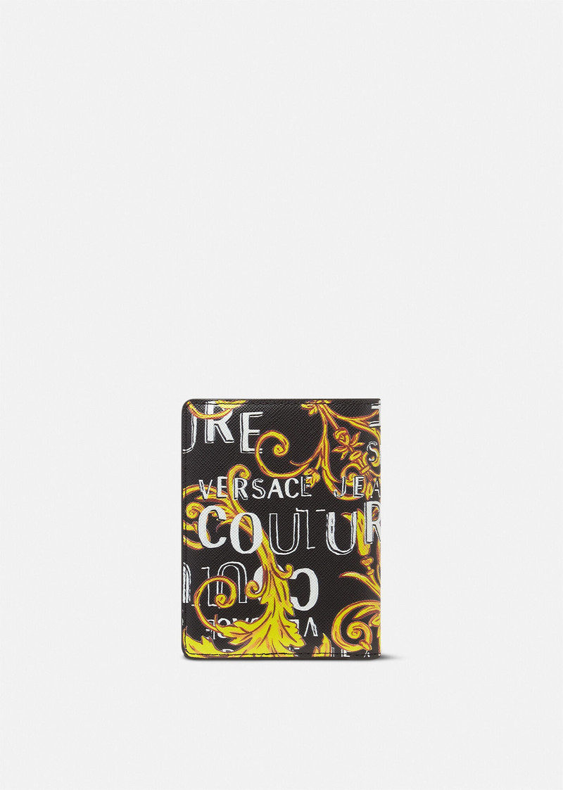 Logo Couture Bifold Tall Wallet 3