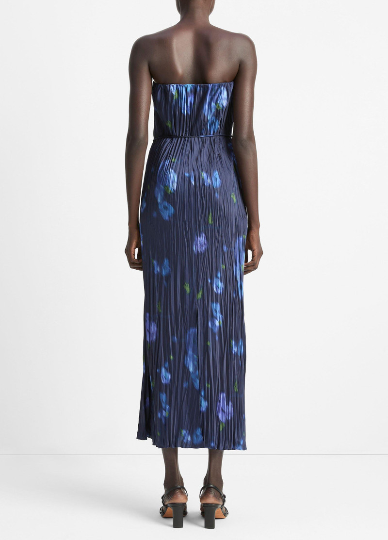 Vince Poppy Blur Crushed Satin Dress outlook