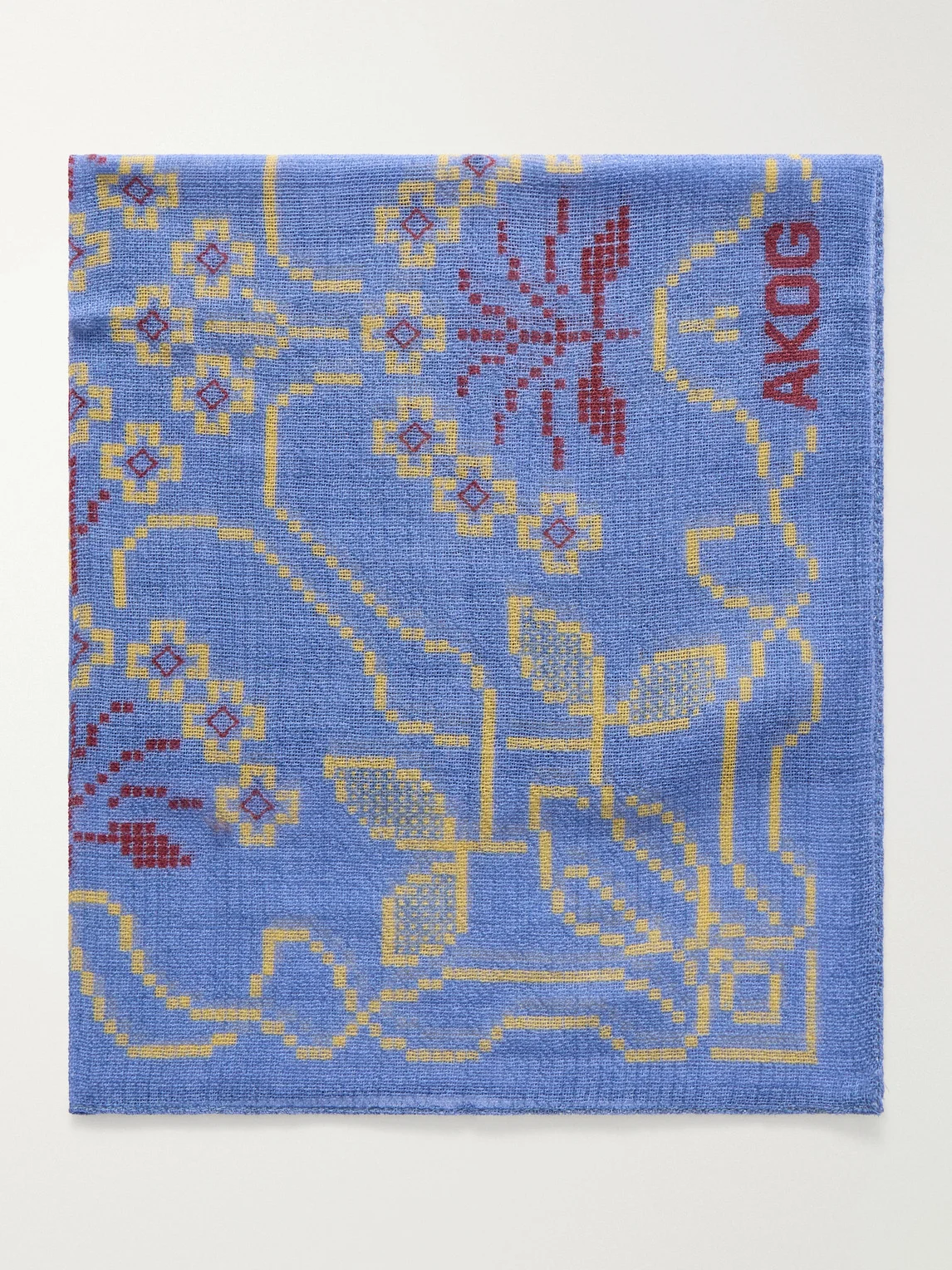 Luz Printed Wool Scarf - 1