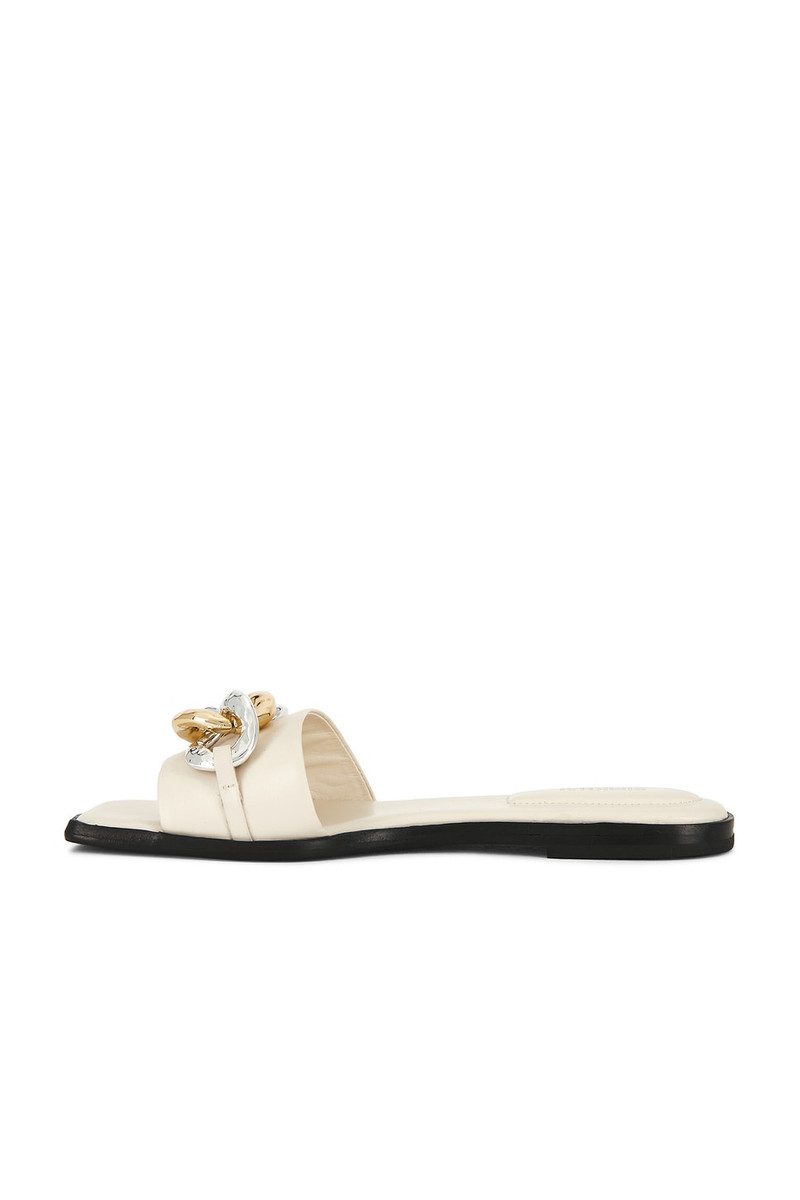 SIMKHAI Arlo Chain Leather Flat Slide outlook