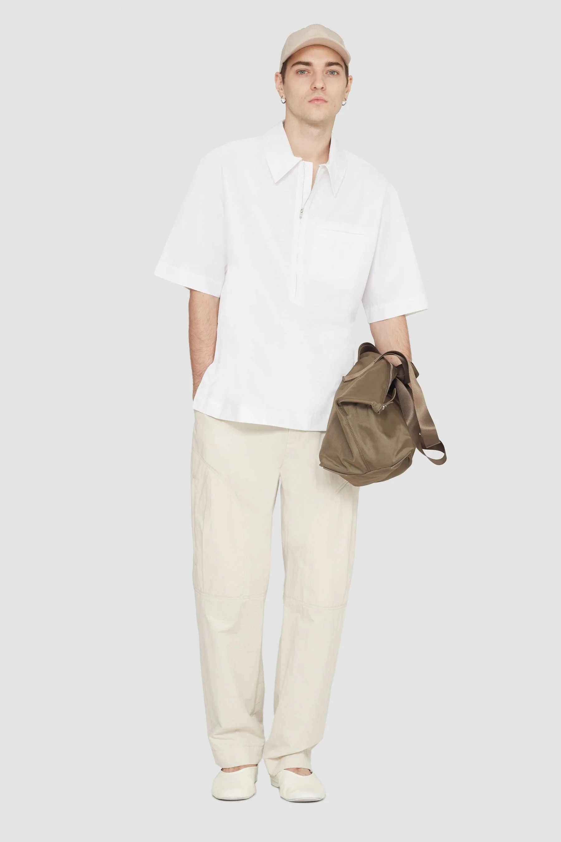 Half-Zip Polo Shirt - 1