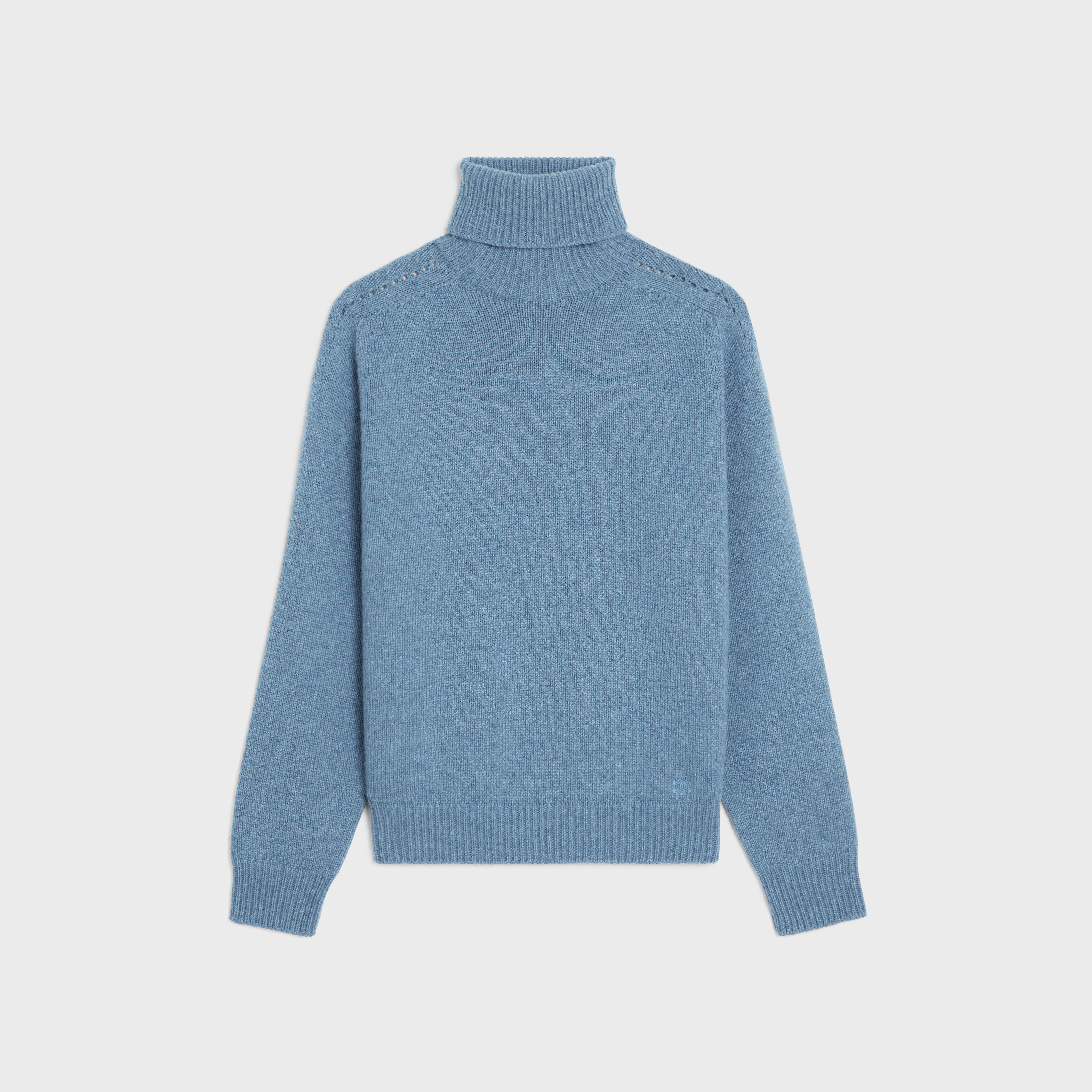 turtleneck sweater in seamless cashmere - 1