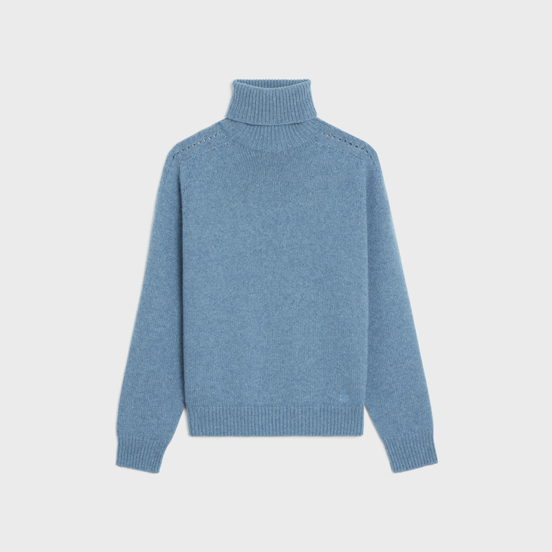 turtleneck sweater in seamless cashmere 1
