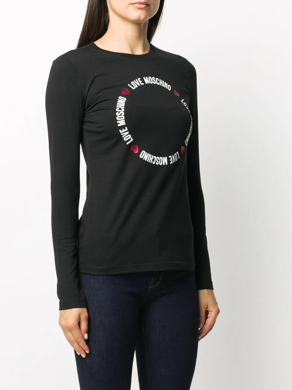 long-sleeved logo T-shirt - 3