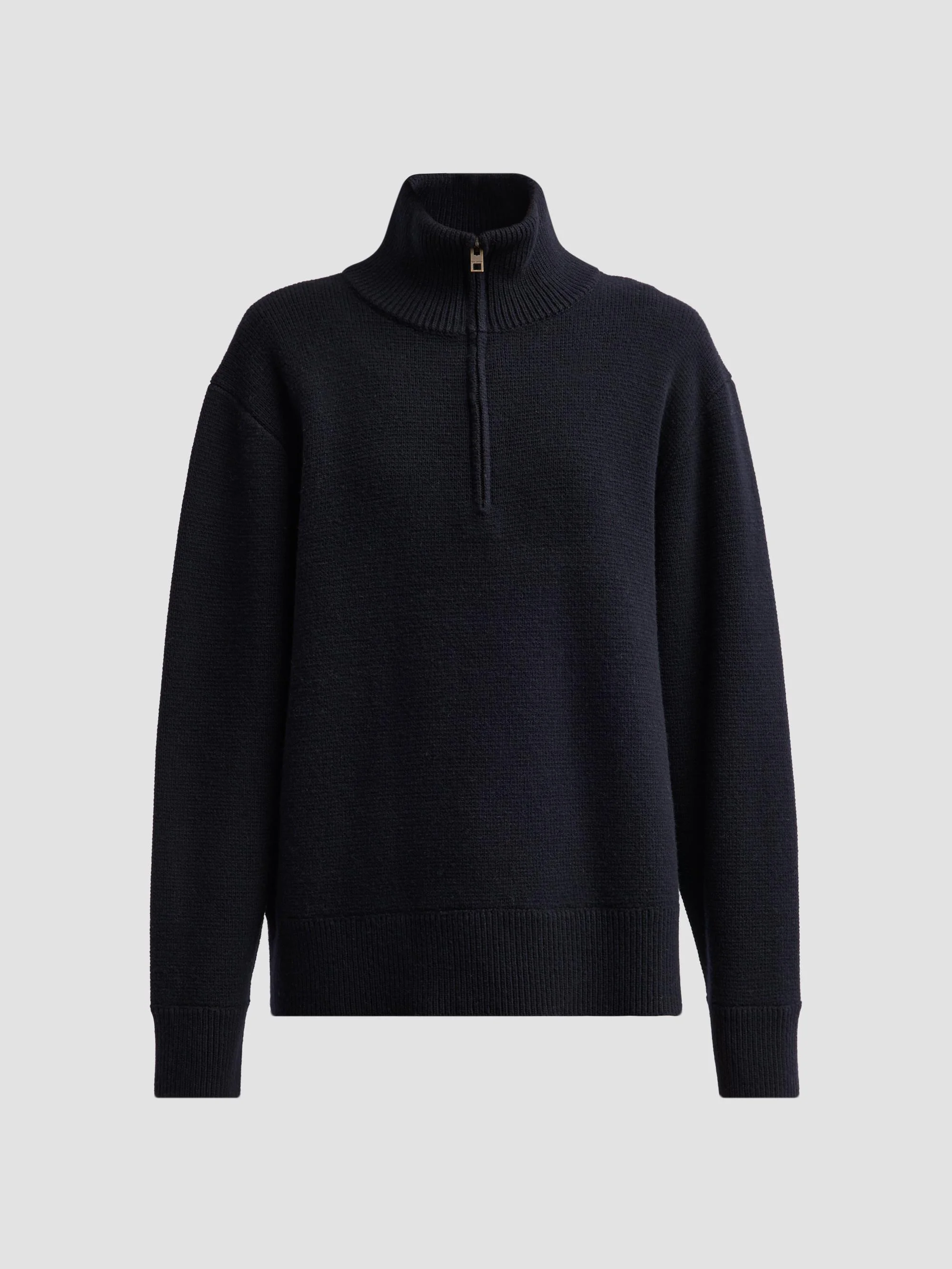 Women's Axel Wool Vareuse Sweater - Dark Navy - 1