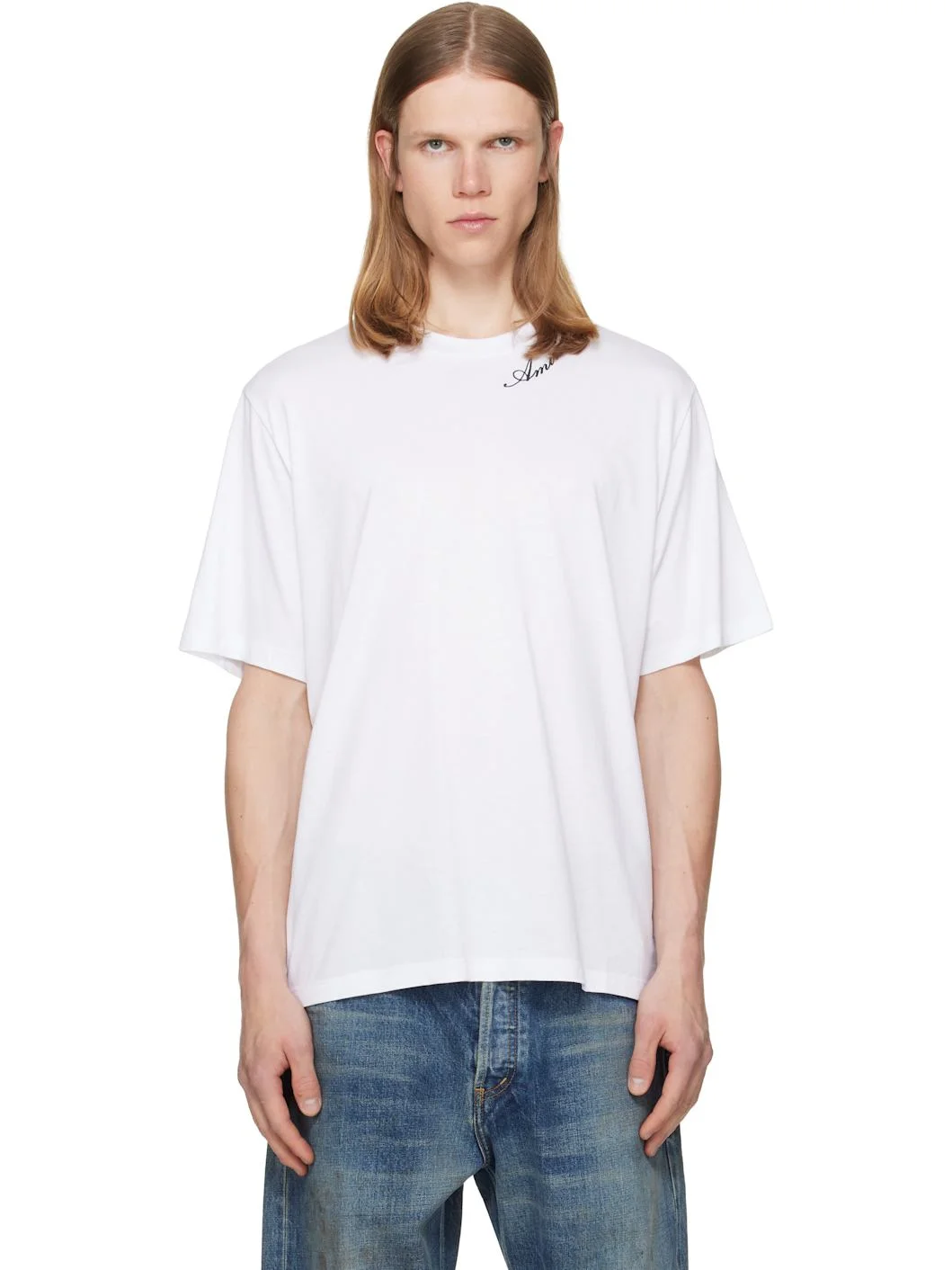 White Script JModal Reg T-shirt - 1