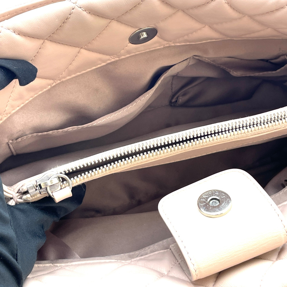 Chanel No. 20 Baby Pink Lambskin Chain Shoulder Bag - 13