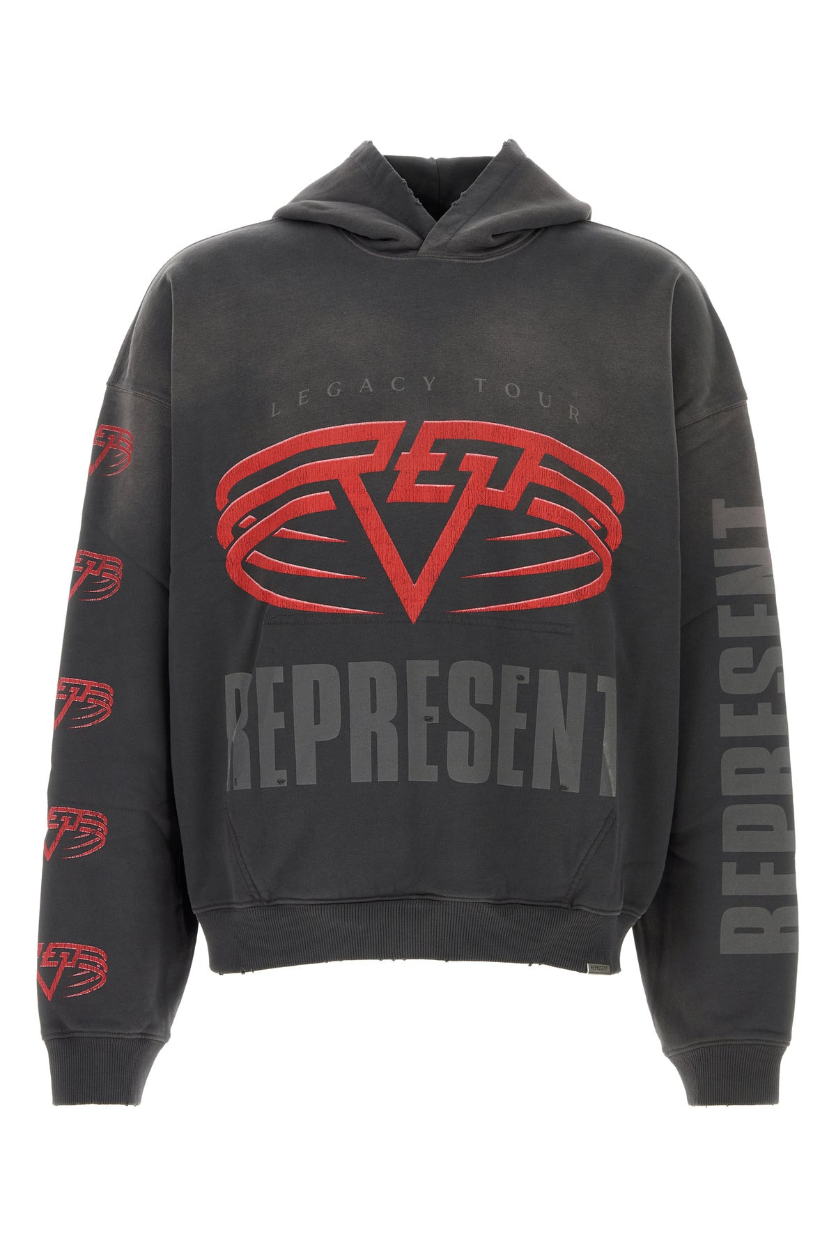 Dark grey cotton sweatshirt - 1