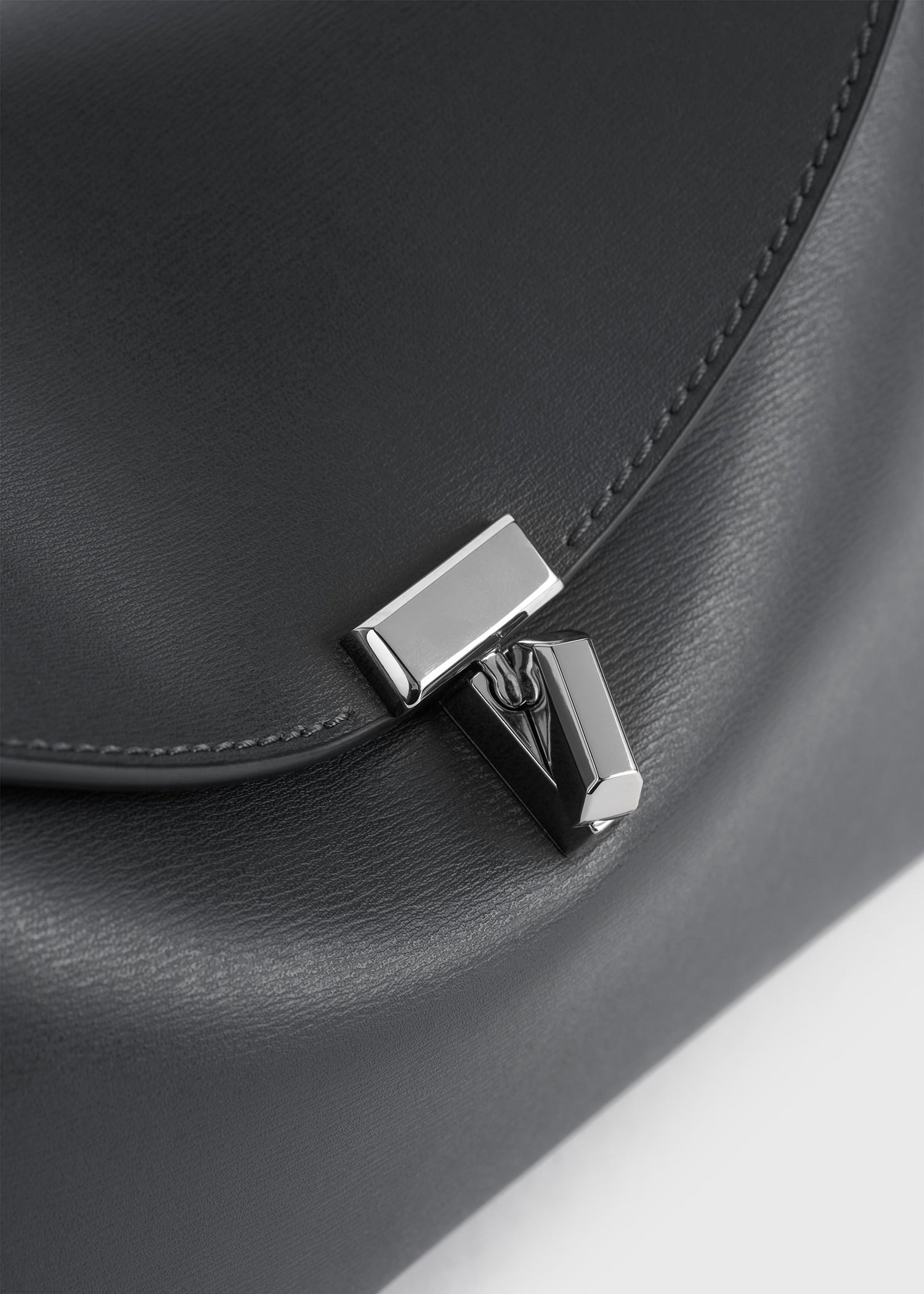 T-Lock leather clutch shark - 5