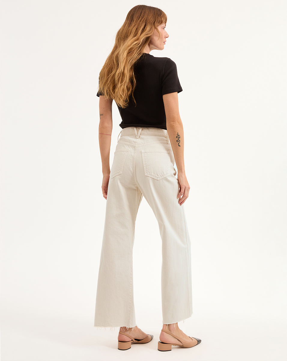 TAYLOR CROPPED WIDE-LEG JEAN - 6