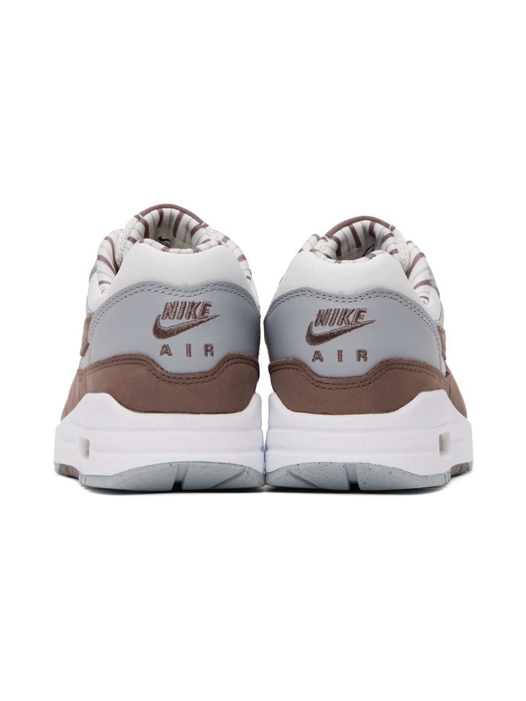 White & Brown Air Max 1 Shima Shima Sneakers - 2