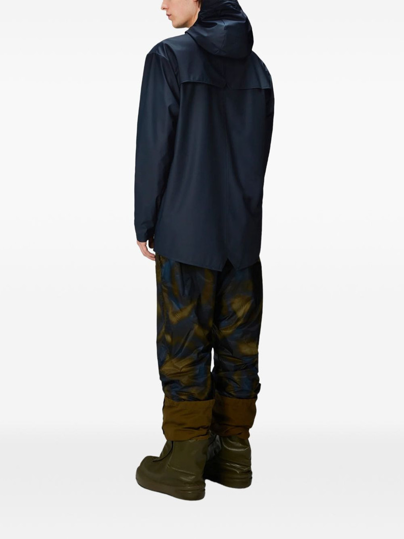 RAINS hooded pocket rain jacket outlook