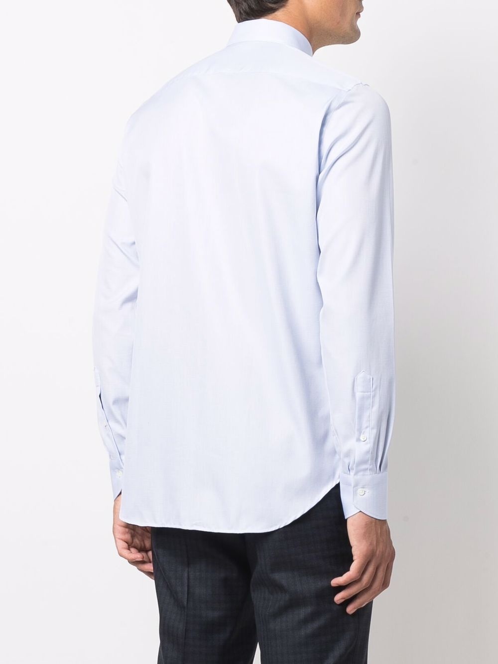 plain long-sleeve shirt - 4