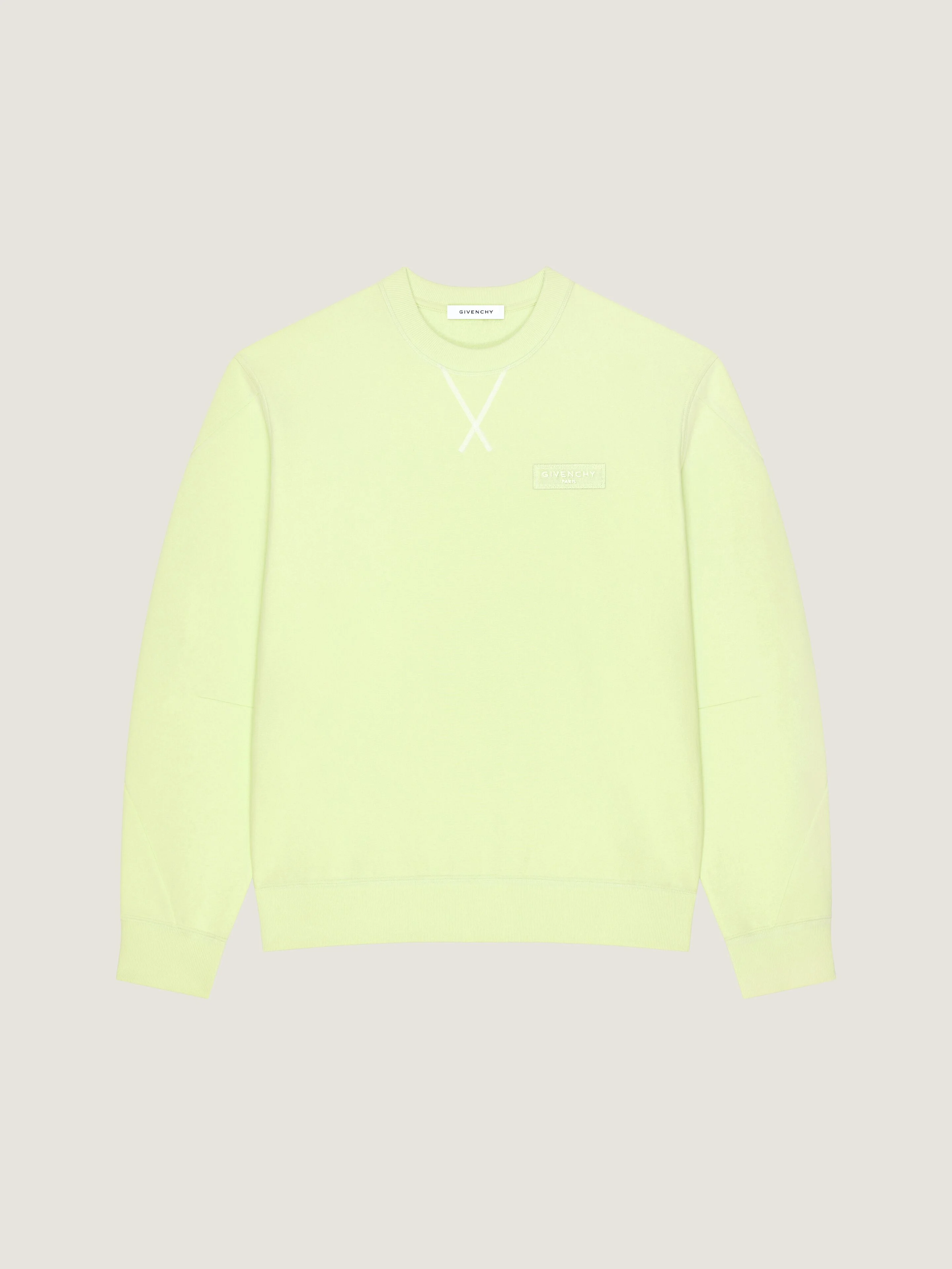 COUTURE SEAM SWEATSHIRT IN FLEECE WITH GIVENCHY PARIS - 1