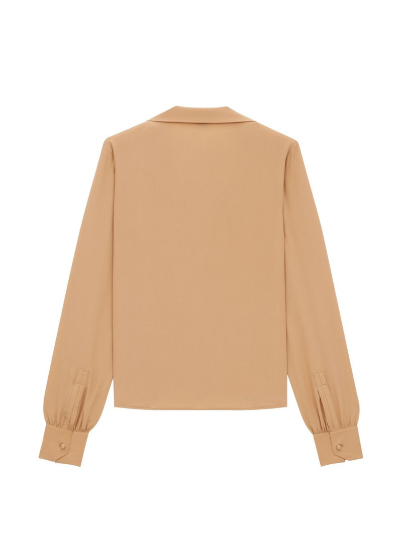 SAINT LAURENT classic-collar blouse outlook