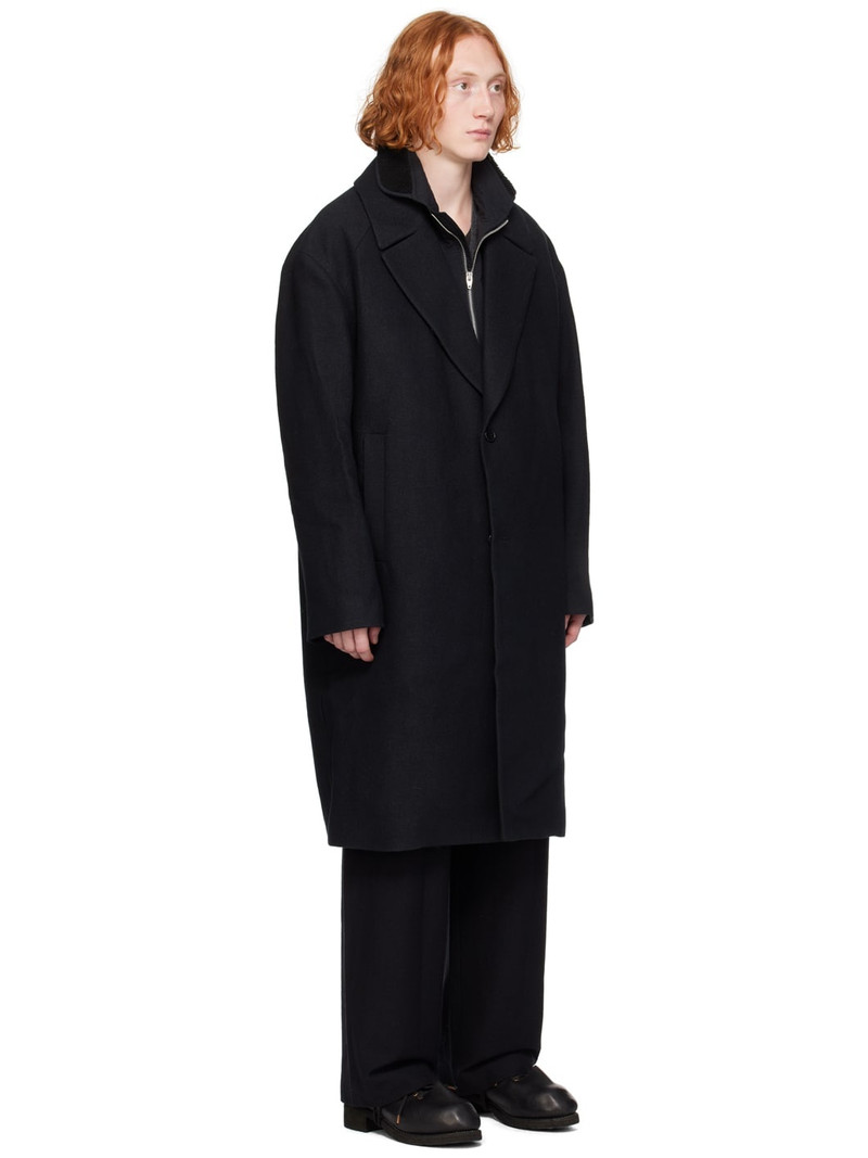 Black Wool Coat 2