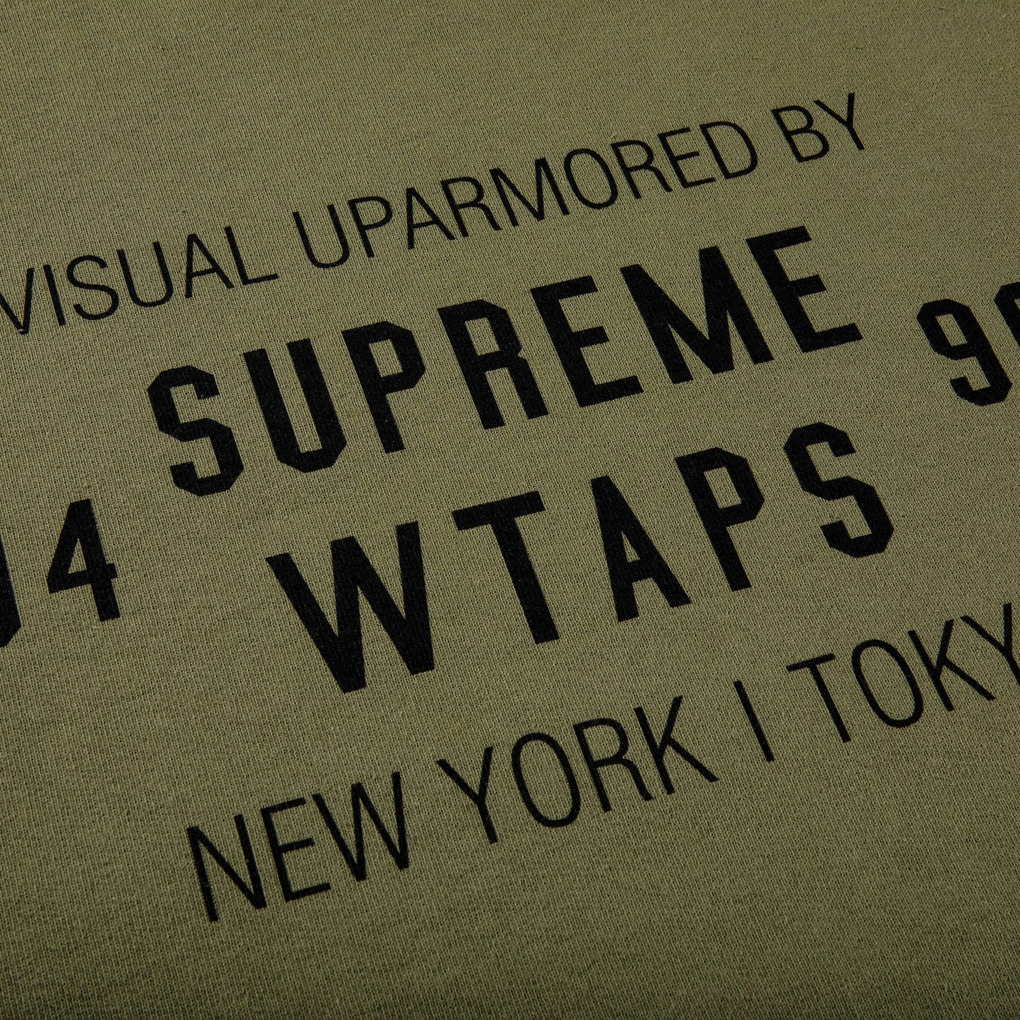 Supreme Supreme x WTAPS Crewneck 'Light Olive' | REVERSIBLE Supreme Supreme x WTAPS Crewneck 'Light Olive' | REVERSIBLE
